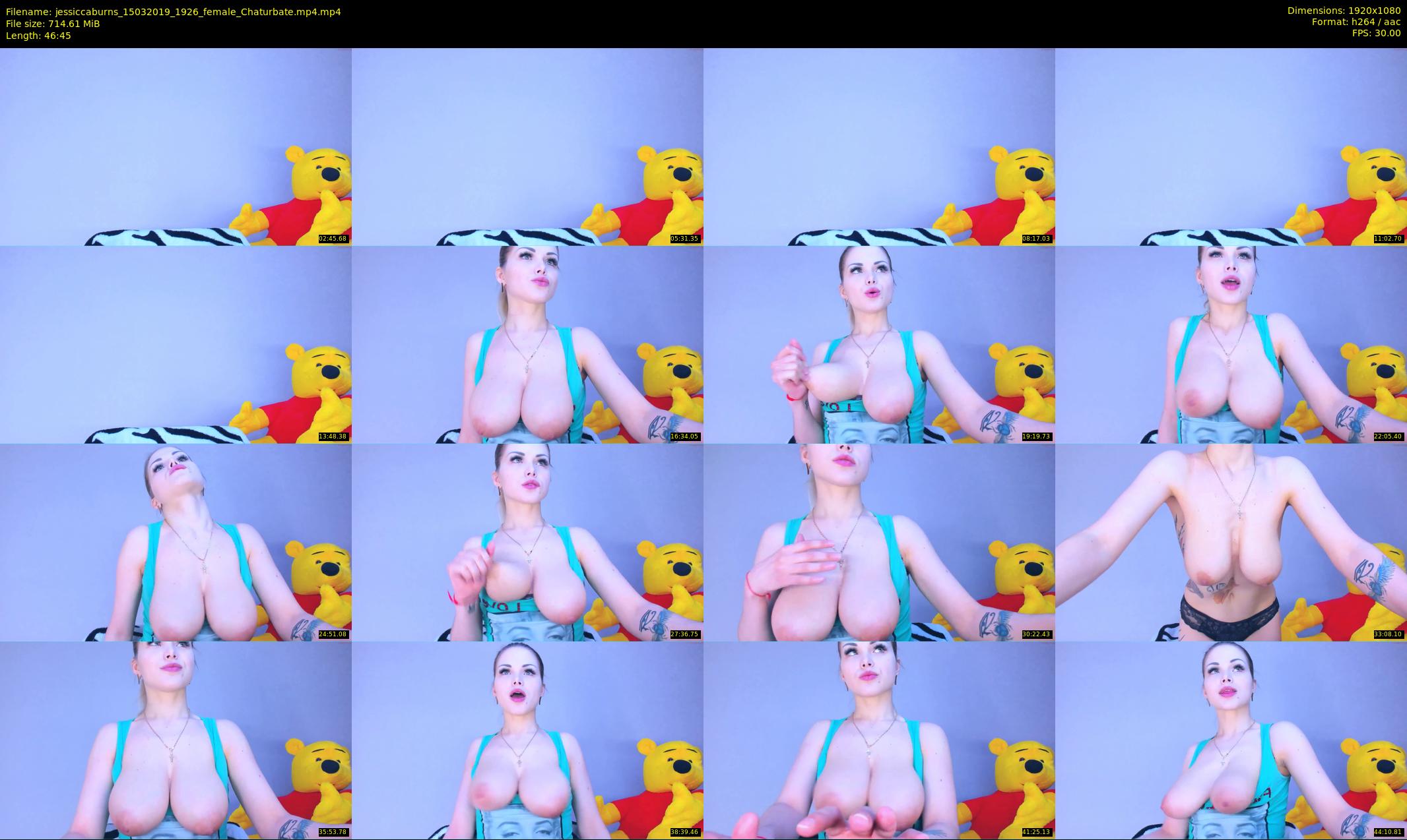jessiccaburns — 47 minute Chaturbate female cam show recording, 1080p, Mar 15, 2019