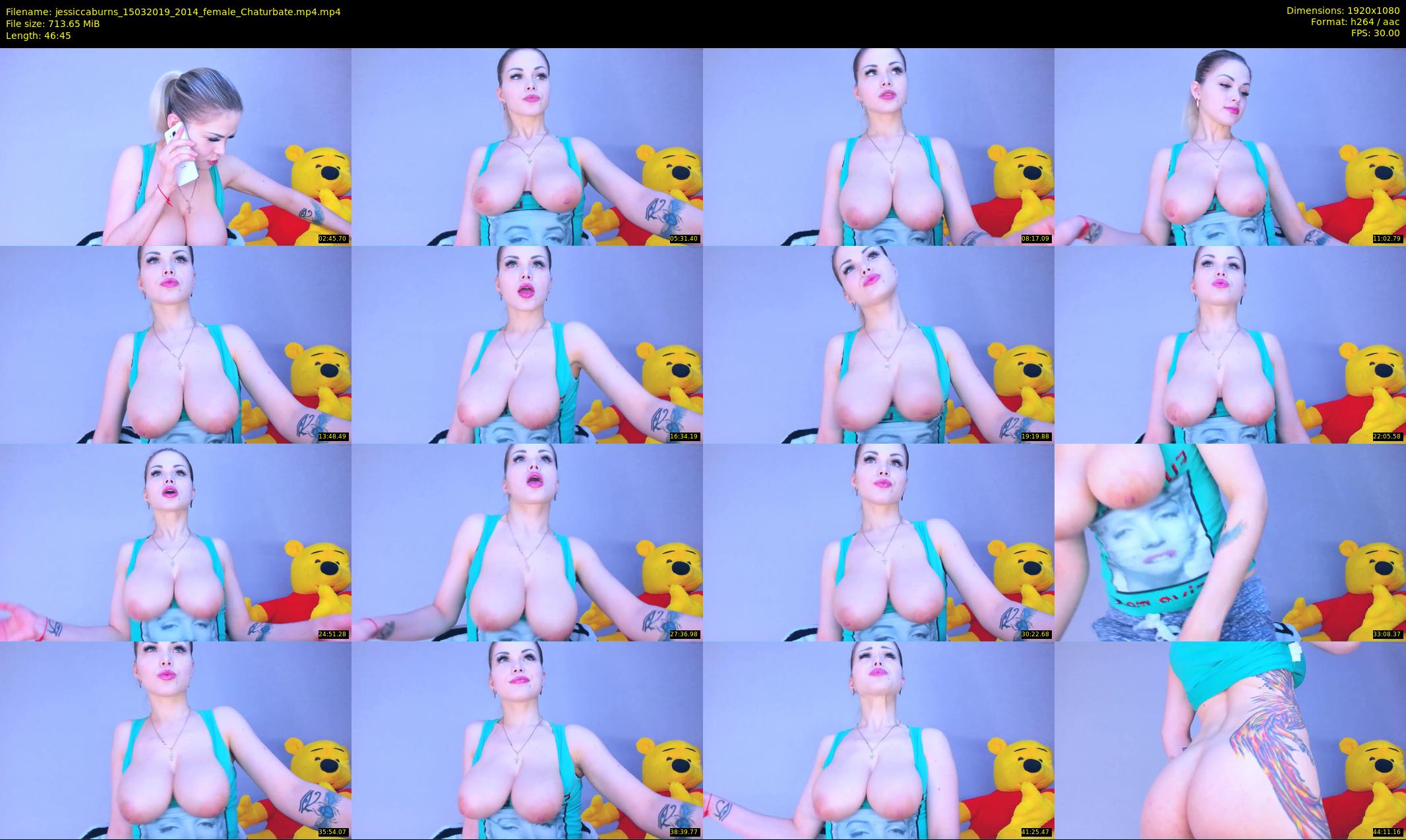 jessiccaburns — 47 minute Chaturbate female cam show recording, 1080p, Mar 15, 2019