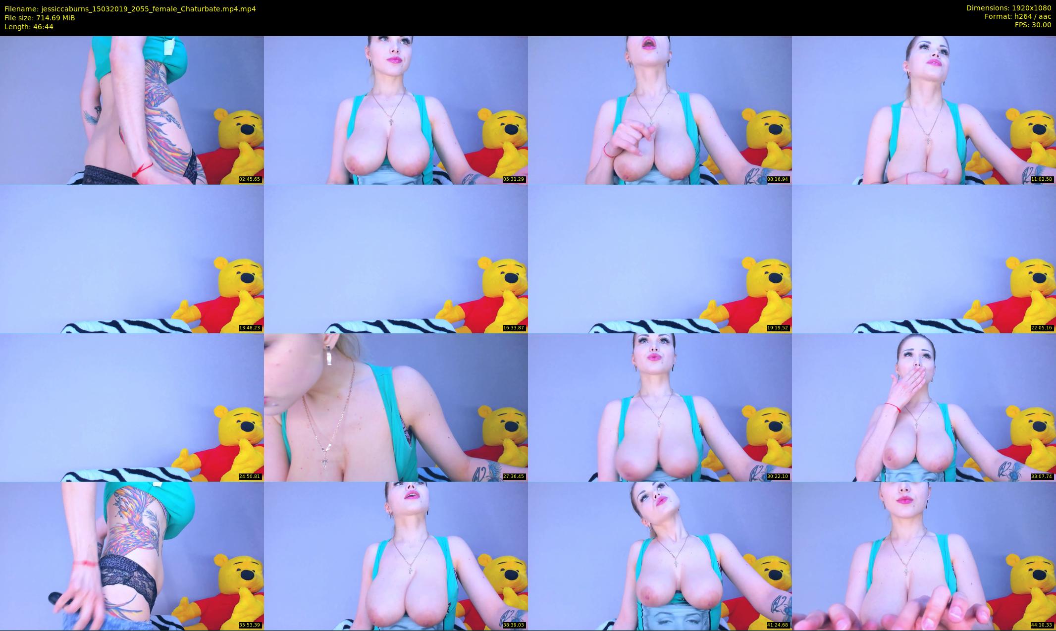 jessiccaburns — 47 minute Chaturbate female cam show recording, 1080p, Mar 15, 2019