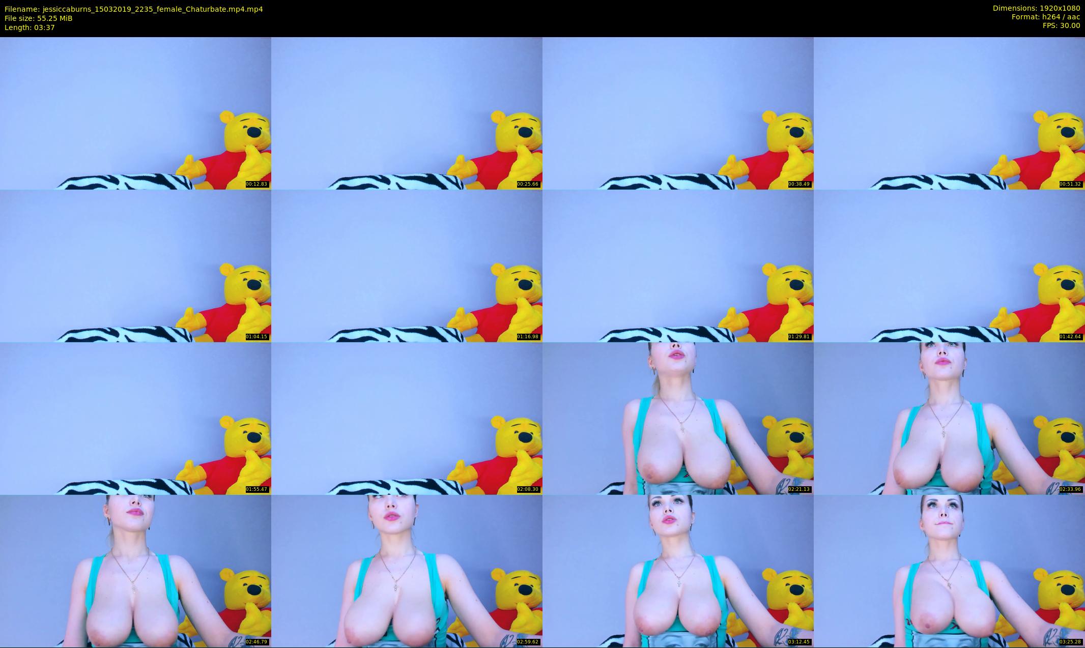 jessiccaburns — 4 minute Chaturbate female cam show recording, 1080p, Mar 15, 2019