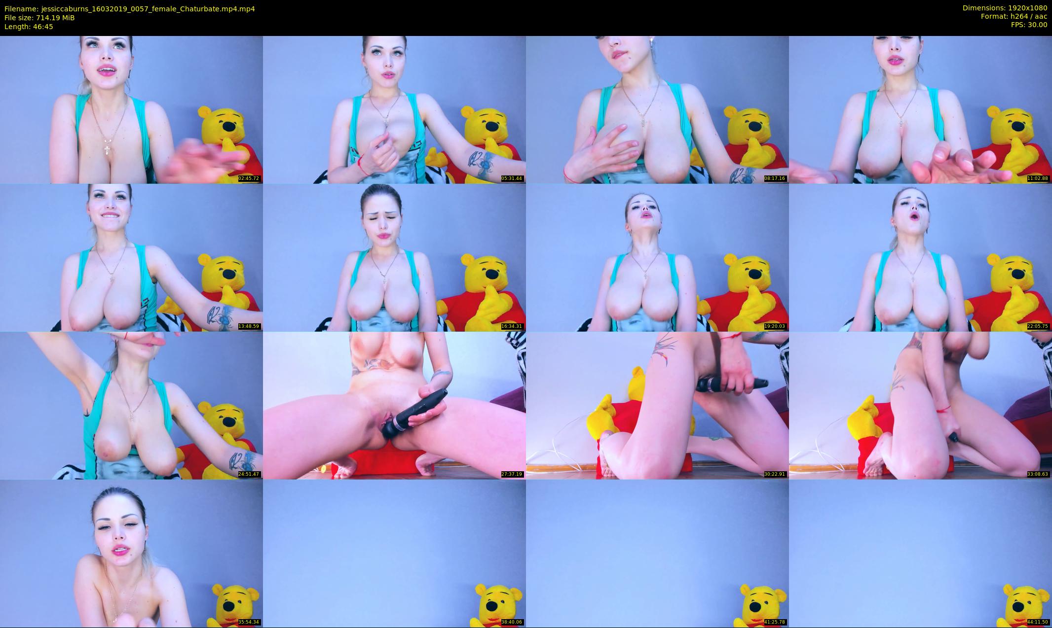 jessiccaburns — 47 minute Chaturbate female cam show recording, 1080p, Mar 16, 2019