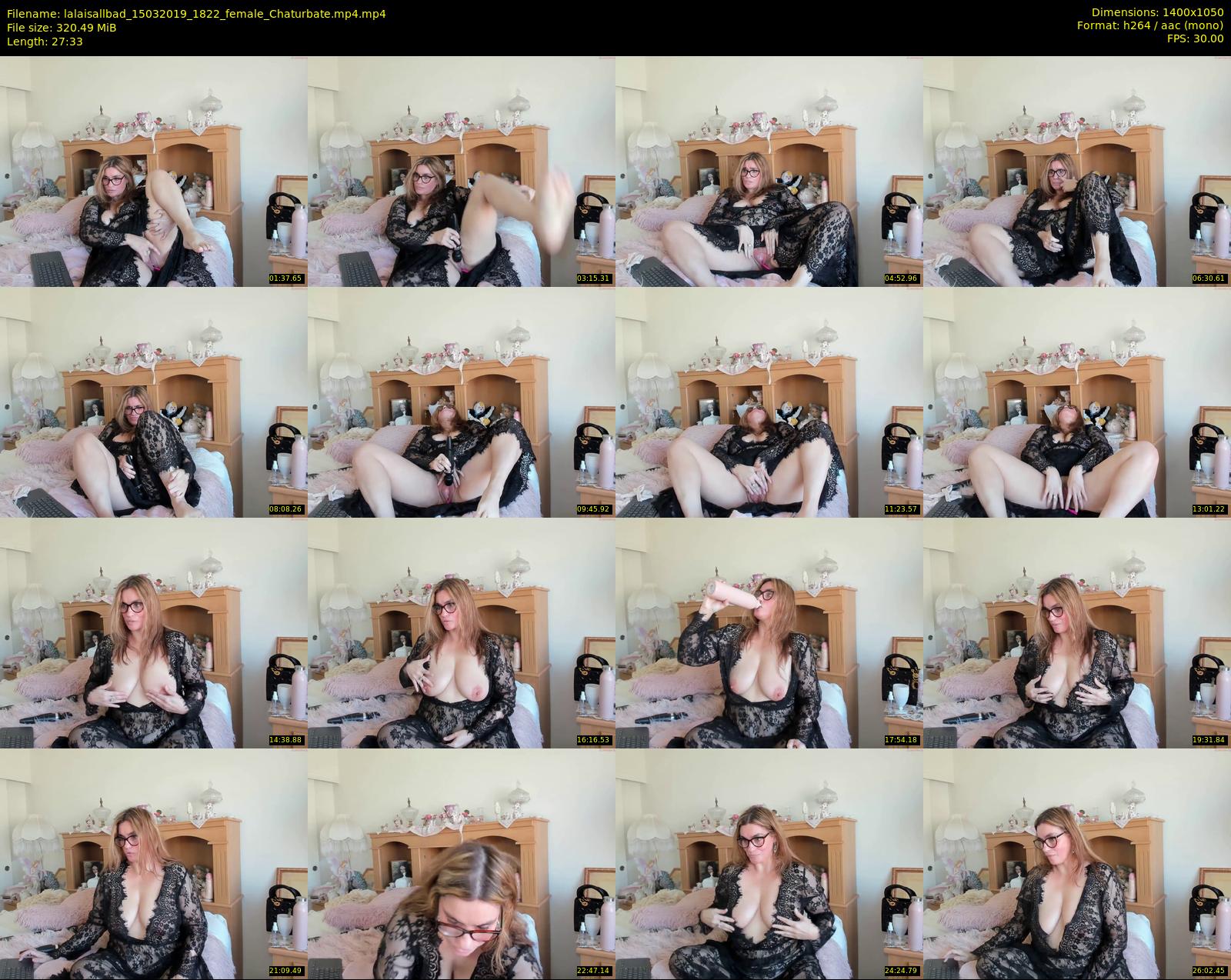 lalaisallbad — 28 minute Chaturbate female cam show recording, 720p, Mar 15, 2019