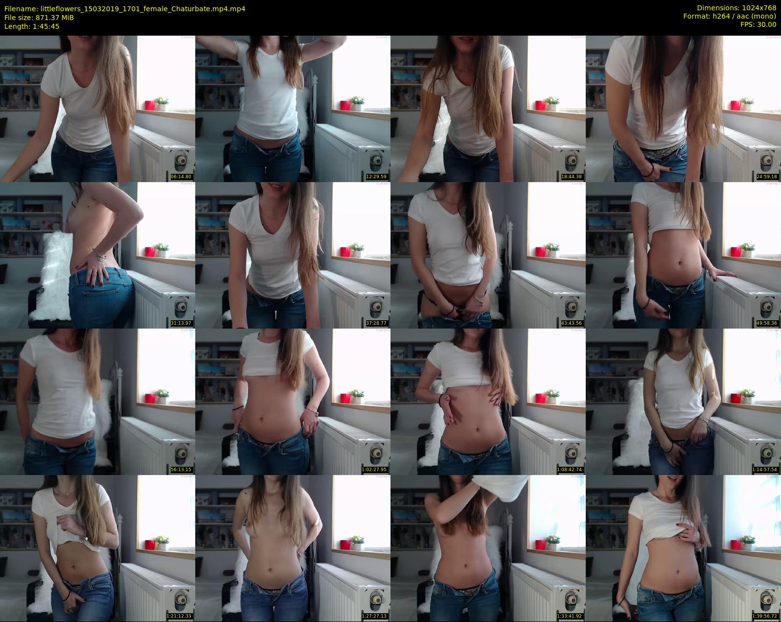 littleflowers — 106 minute Chaturbate female cam show recording, 720p, Mar 15, 2019
