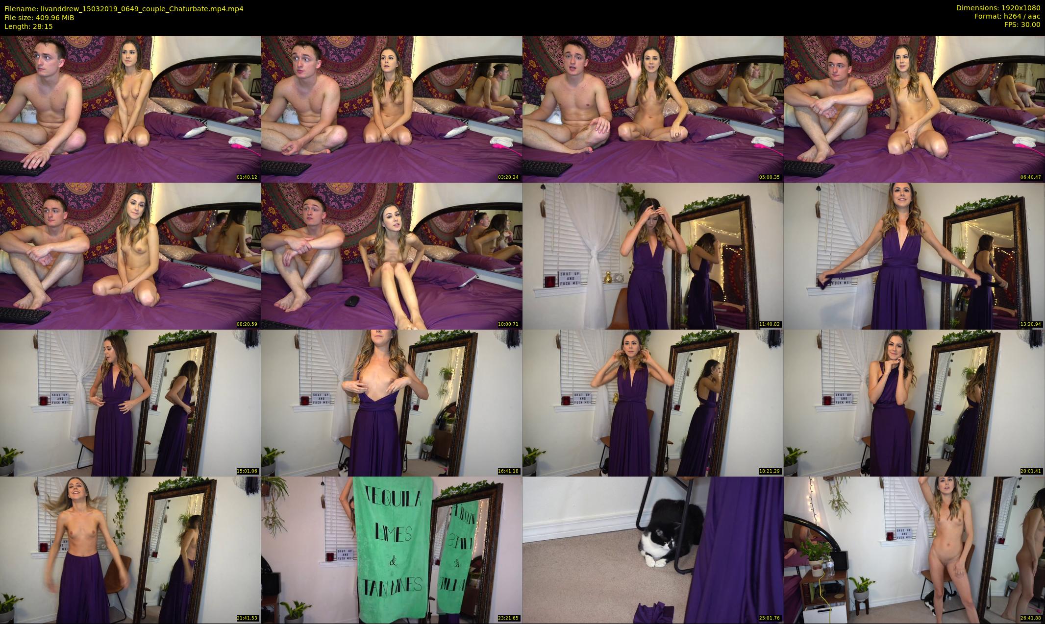 livanddrew — 29 minute Chaturbate couple cam show recording, 1080p, Mar 15, 2019