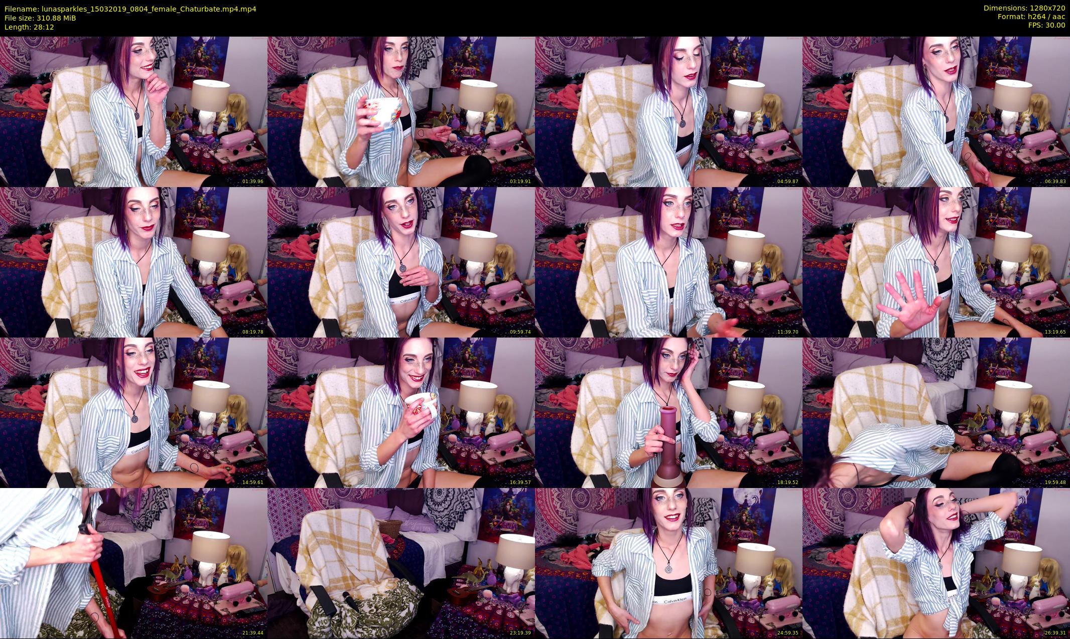 lunasparkles — 29 minute Chaturbate female cam show recording, 720p, Mar 15, 2019