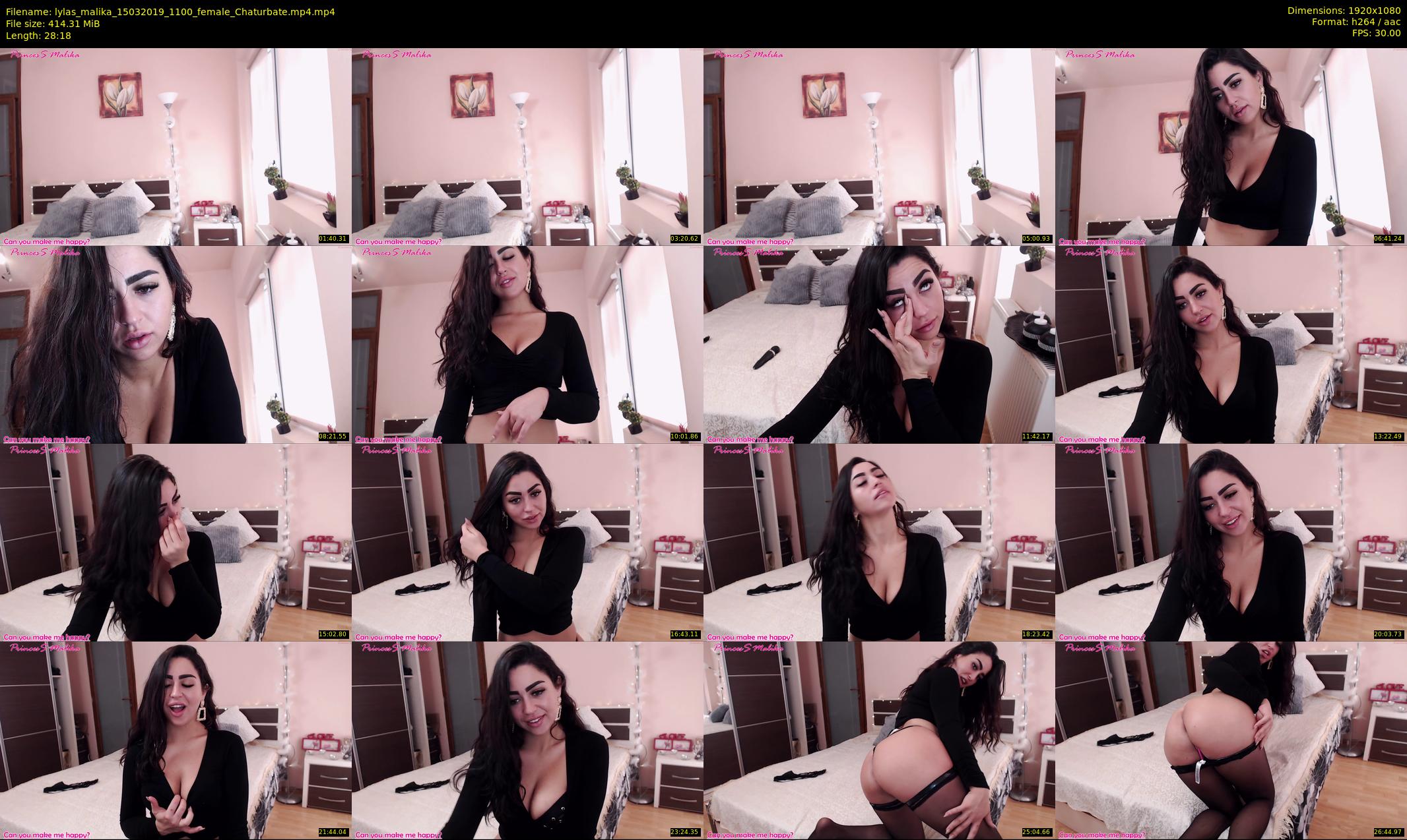 lylas_malika — 29 minute Chaturbate female cam show recording, 1080p, Mar 15, 2019