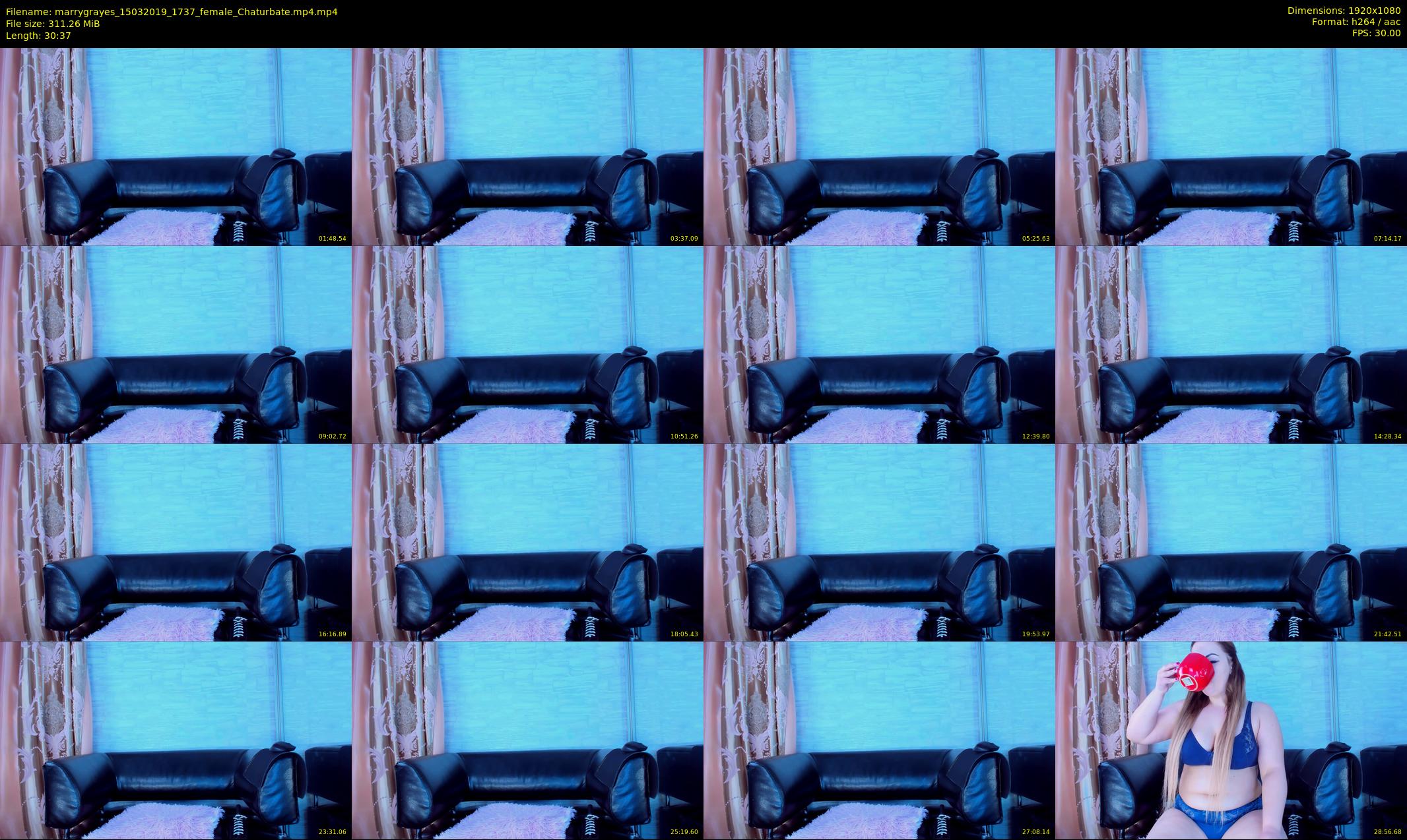 marrygrayes — 31 minute Chaturbate female cam show recording, 1080p, Mar 15, 2019