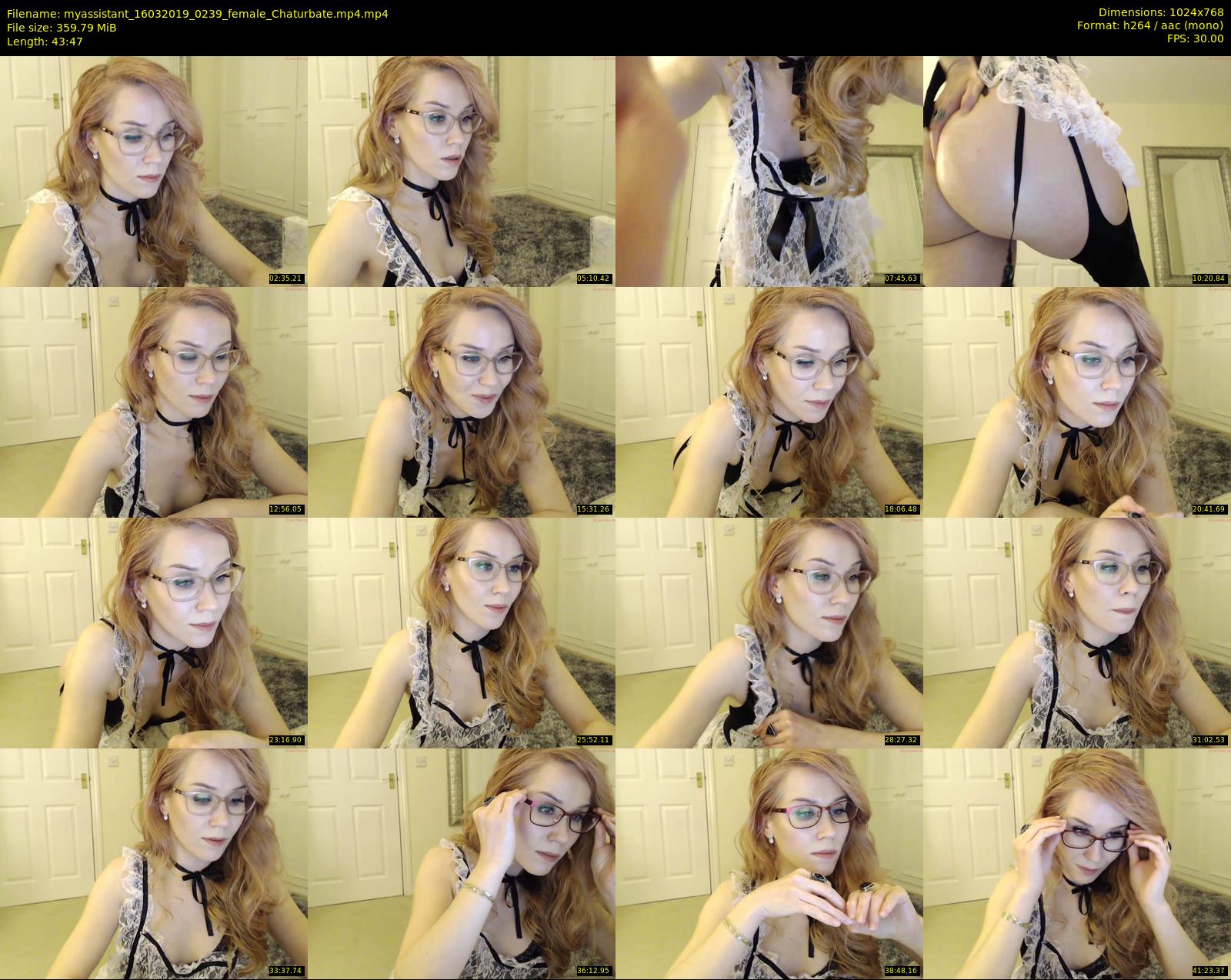 myassistant — 44 minute Chaturbate female cam show recording, 720p, Mar 16, 2019