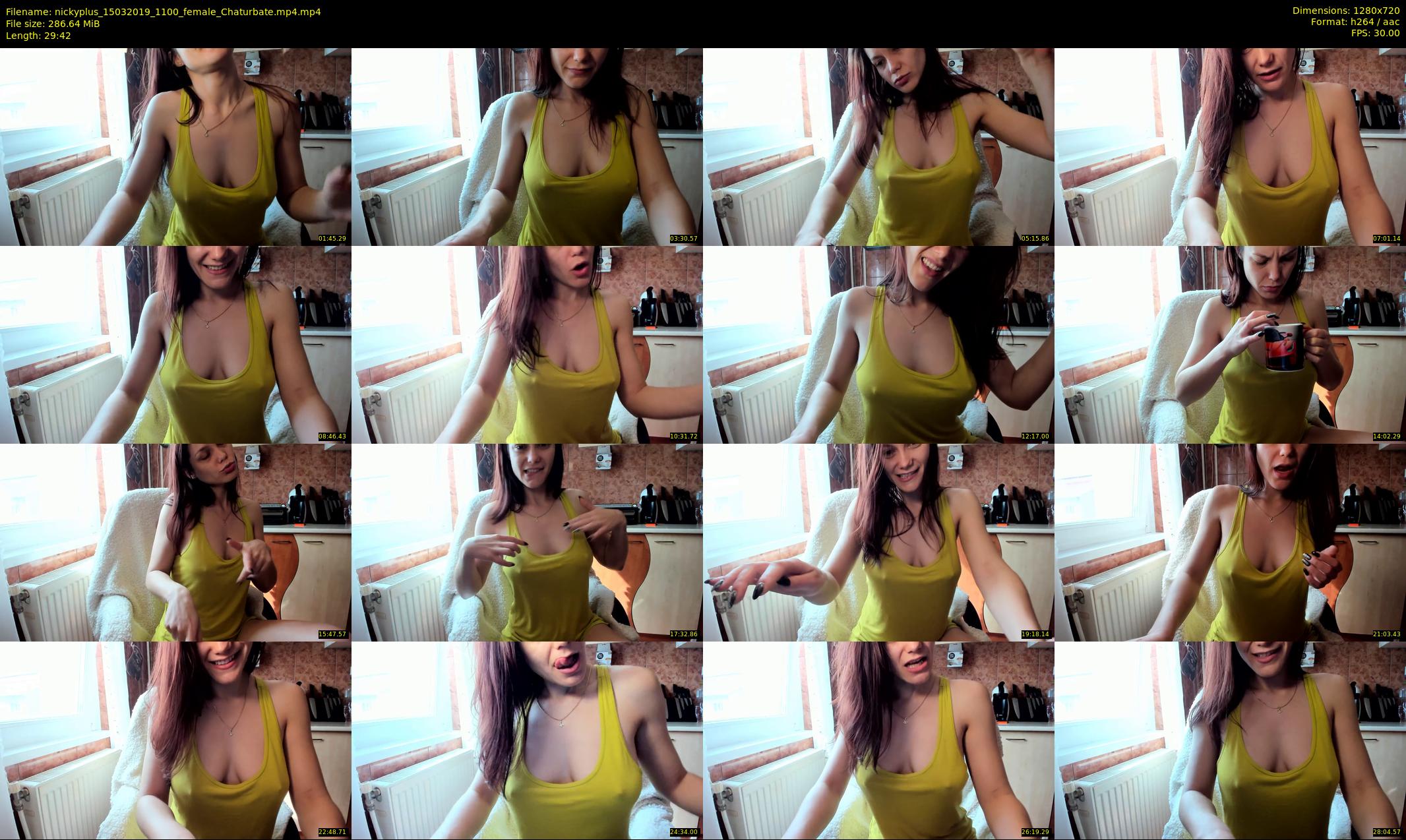 nickyplus — 30 minute Chaturbate couple cam show recording, 720p, Mar 15, 2019