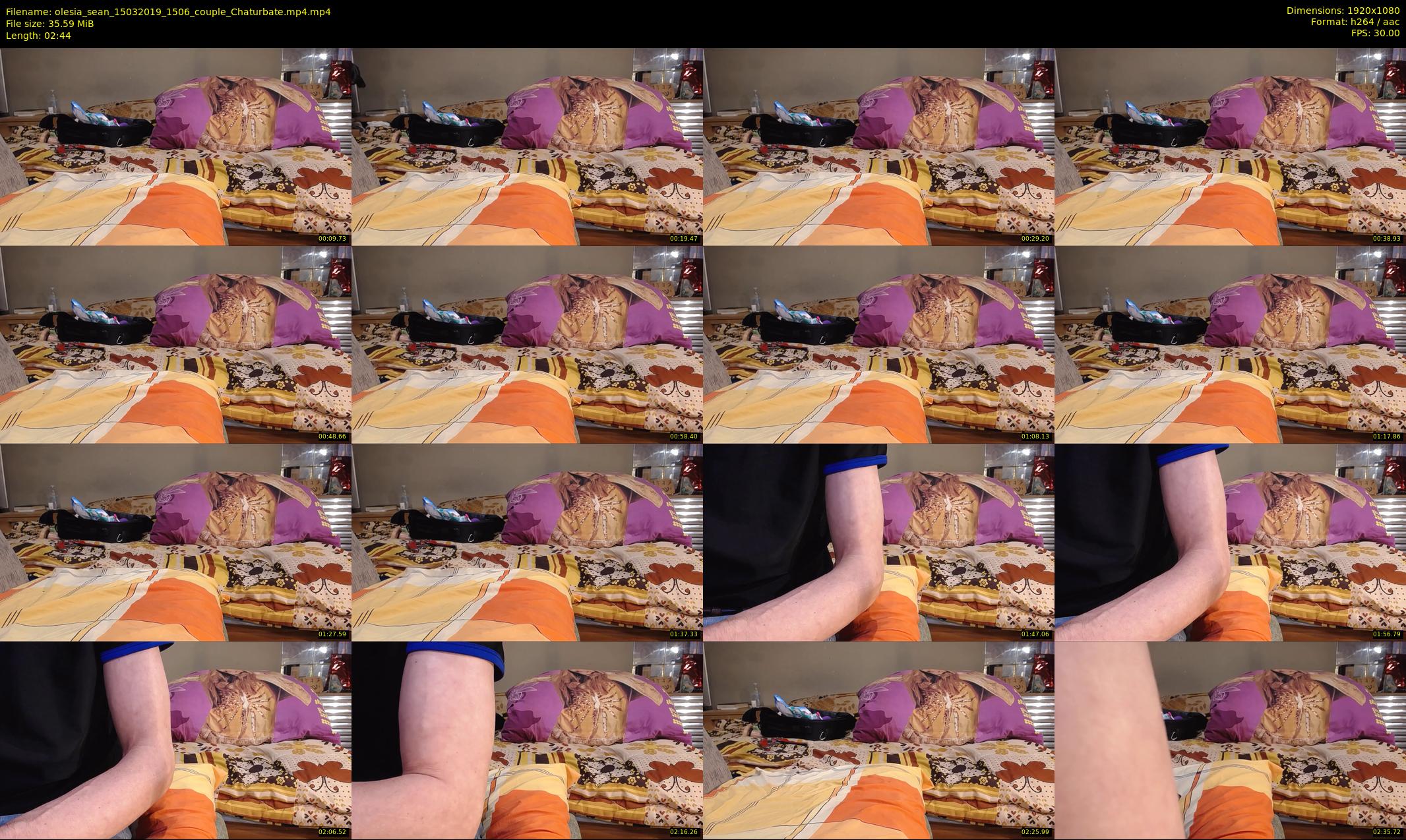 olesia_sean — 3 minute Chaturbate couple cam show recording, 1080p, Mar 15, 2019