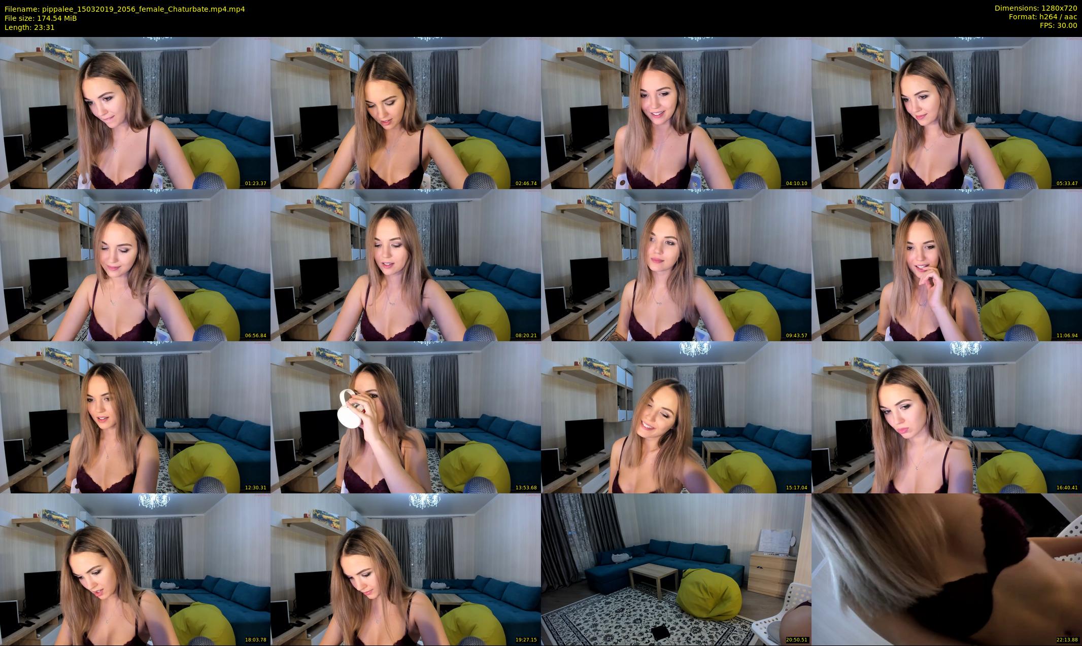 pippalee — 24 minute Chaturbate female cam show recording, 720p, Mar 15, 2019
