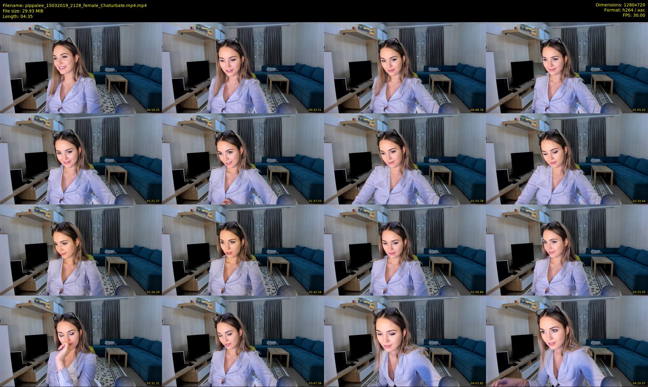 pippalee — 5 minute Chaturbate female cam show recording, 720p, Mar 15, 2019