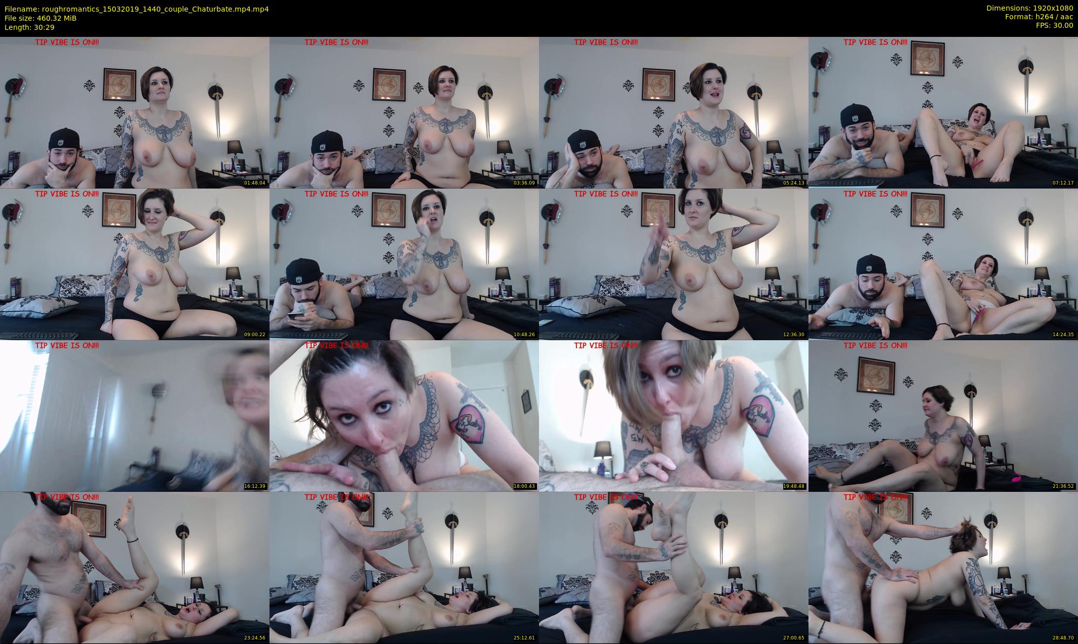 roughromantics — 31 minute Chaturbate couple cam show recording, 1080p, Mar 15, 2019