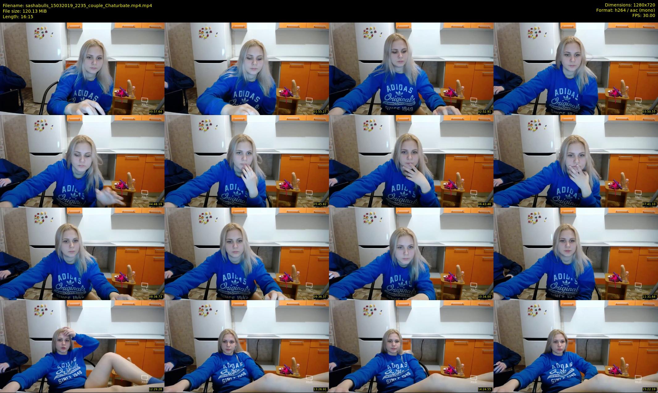 sashabulls — 17 minute Chaturbate couple cam show recording, 720p, Mar 15, 2019