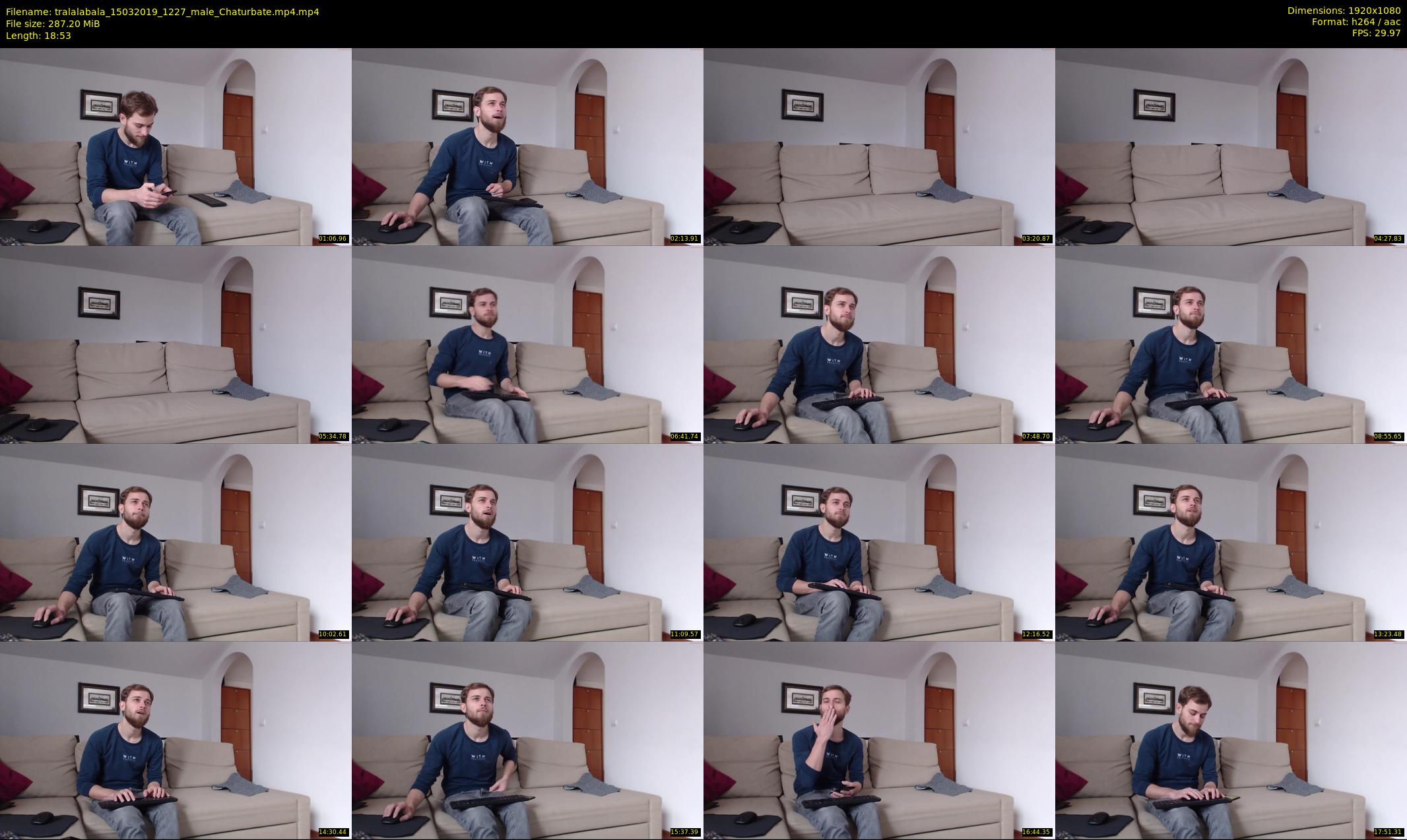 tralalabala — 19 minute Chaturbate male cam show recording, 1080p, Mar 15, 2019