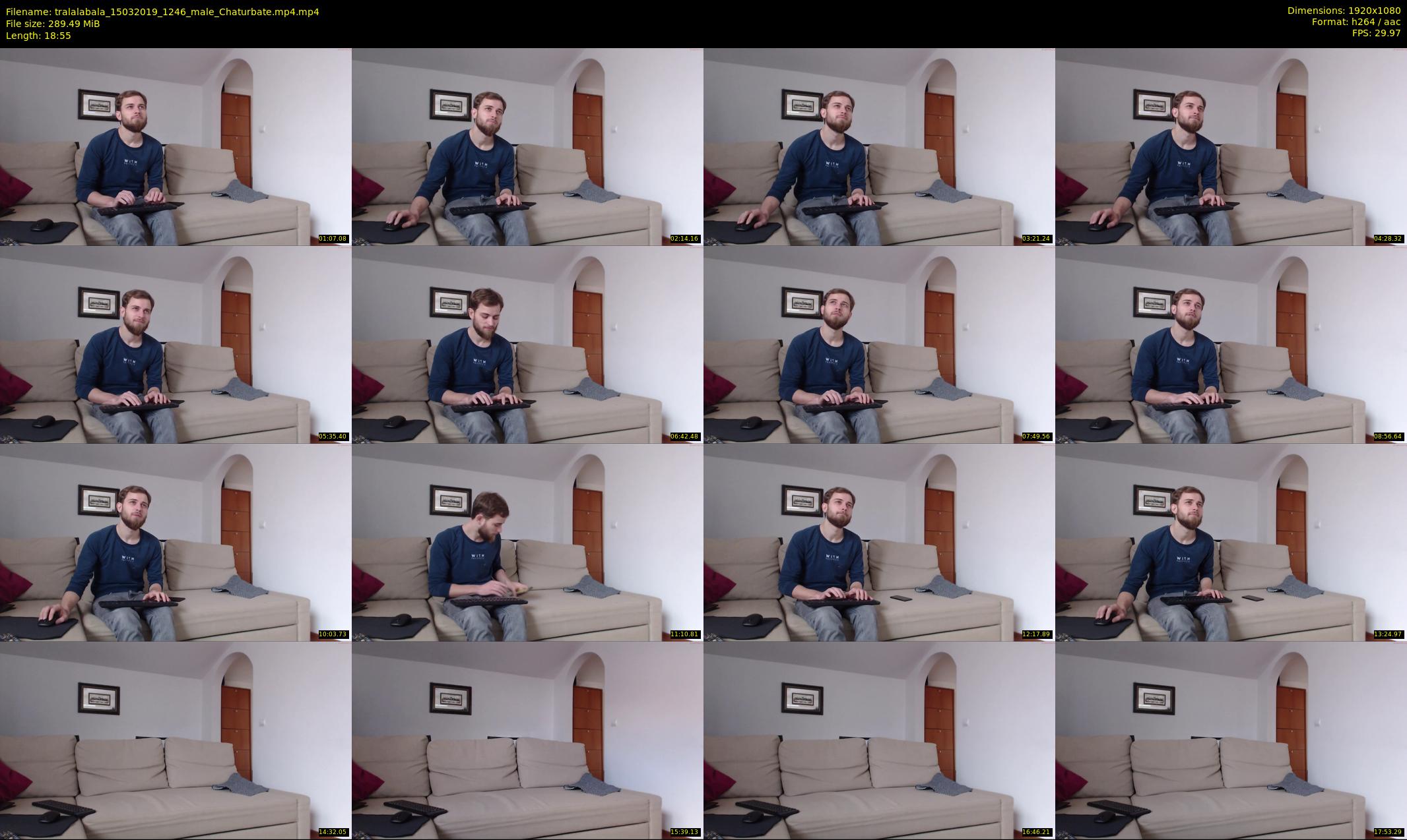 tralalabala — 19 minute Chaturbate male cam show recording, 1080p, Mar 15, 2019