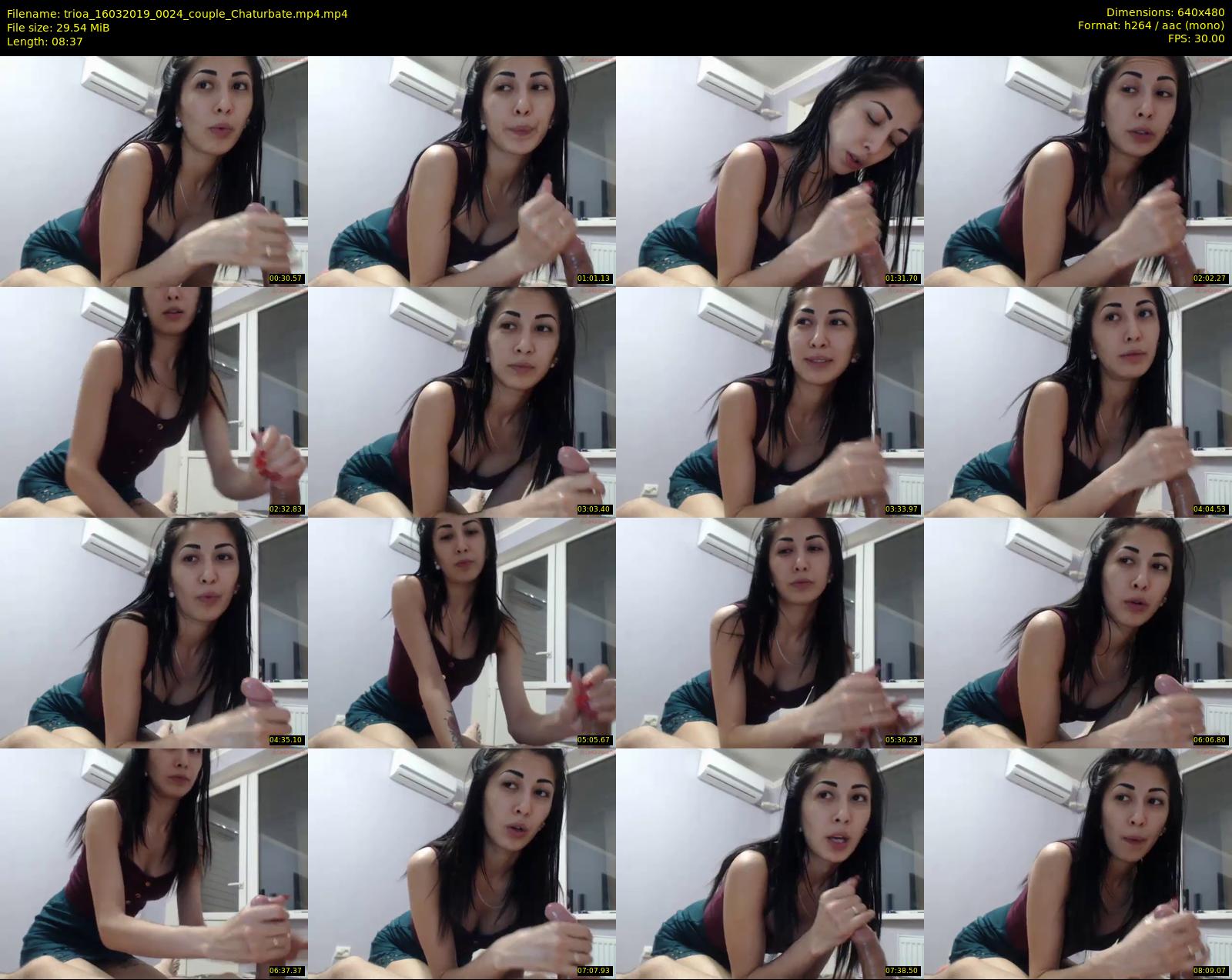 trioa — 9 minute Chaturbate couple cam show recording, 480p, Mar 16, 2019