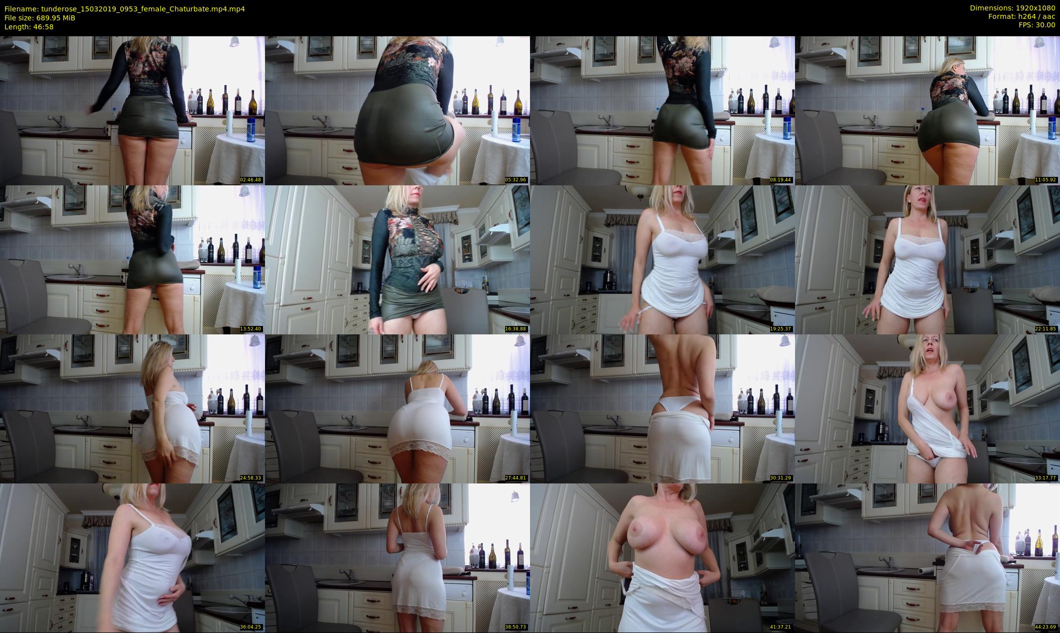 tunderose — 47 minute Chaturbate female cam show recording, 1080p, Mar 15, 2019