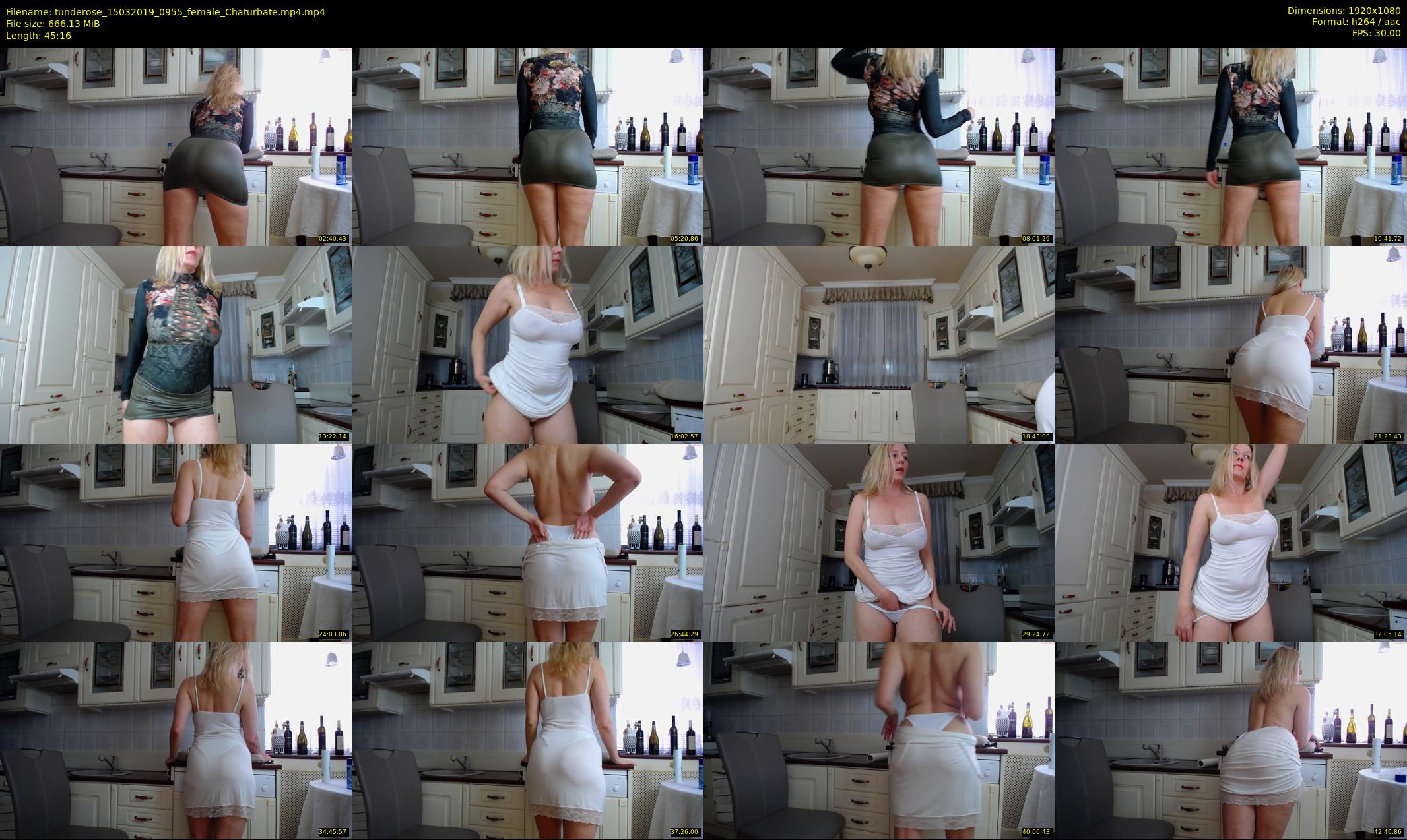 tunderose — 46 minute Chaturbate female cam show recording, 1080p, Mar 15, 2019