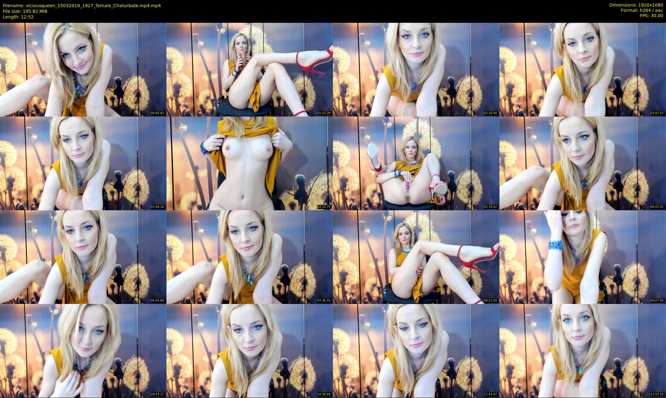 viciousqueen — 13 minute Chaturbate female cam show recording, 1080p, Mar 15, 2019