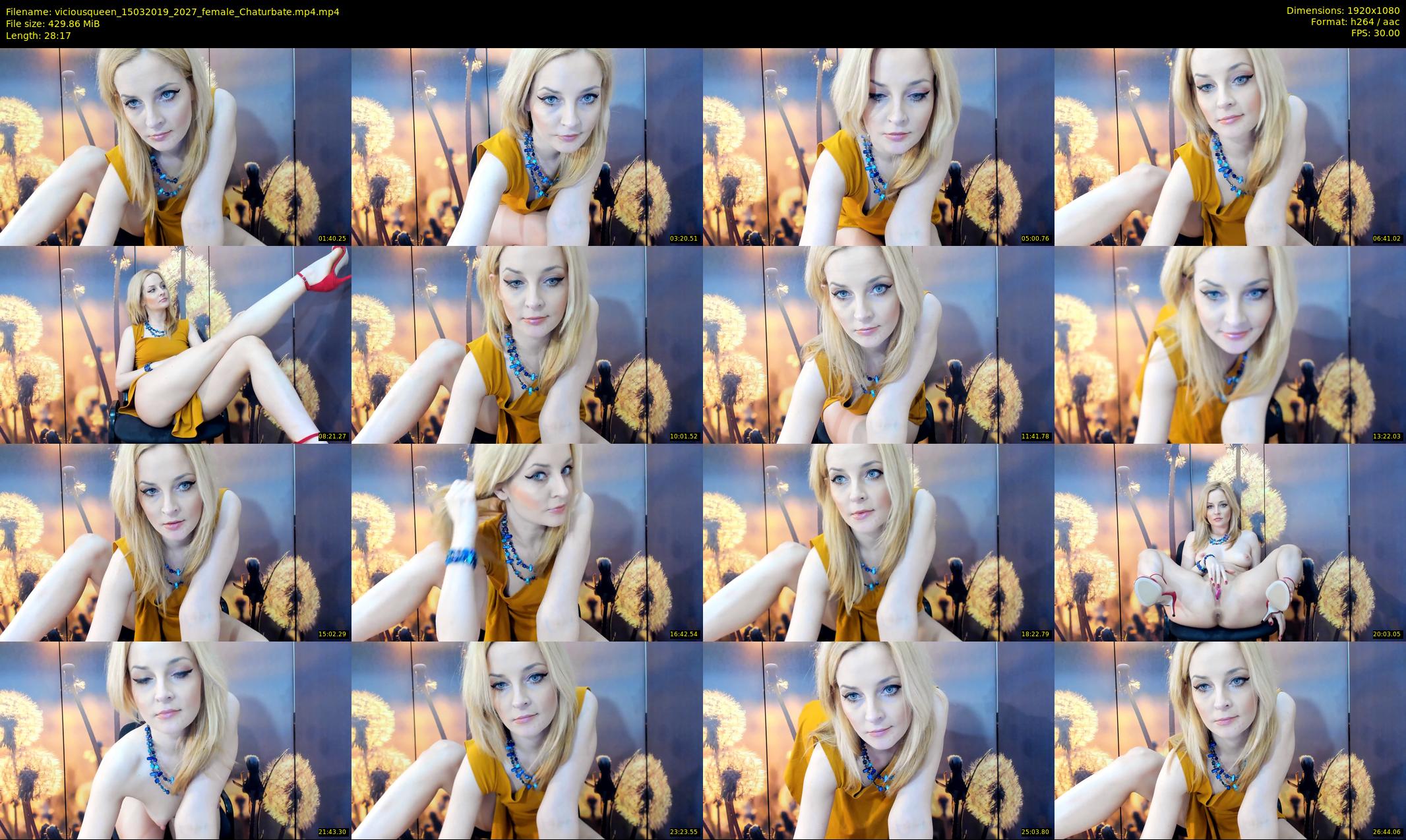 viciousqueen — 29 minute Chaturbate female cam show recording, 1080p, Mar 15, 2019