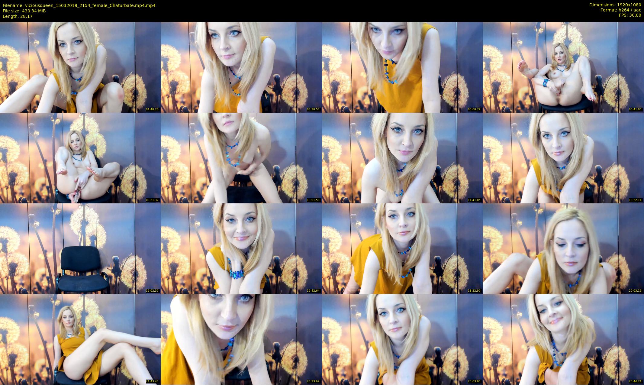 viciousqueen — 29 minute Chaturbate female cam show recording, 1080p, Mar 15, 2019