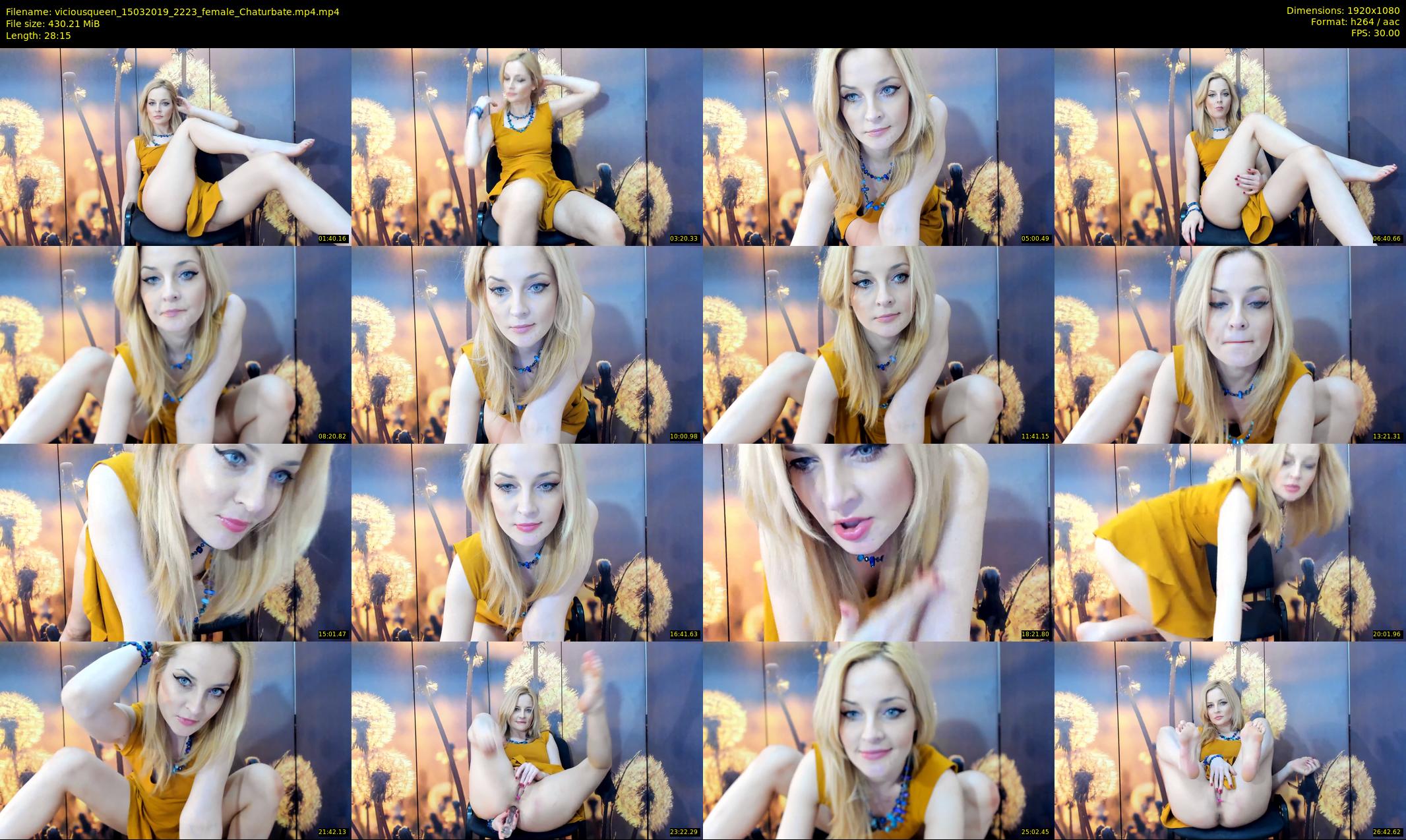 viciousqueen — 29 minute Chaturbate female cam show recording, 1080p, Mar 15, 2019