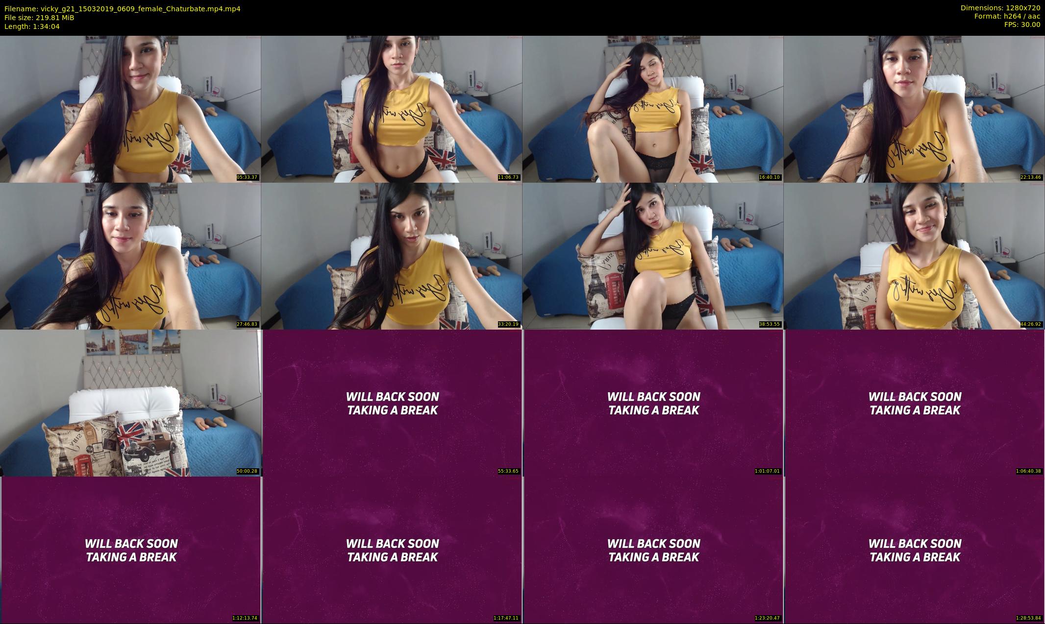 vicky_g21 — 95 minute Chaturbate female cam show recording, 720p, Mar 15, 2019