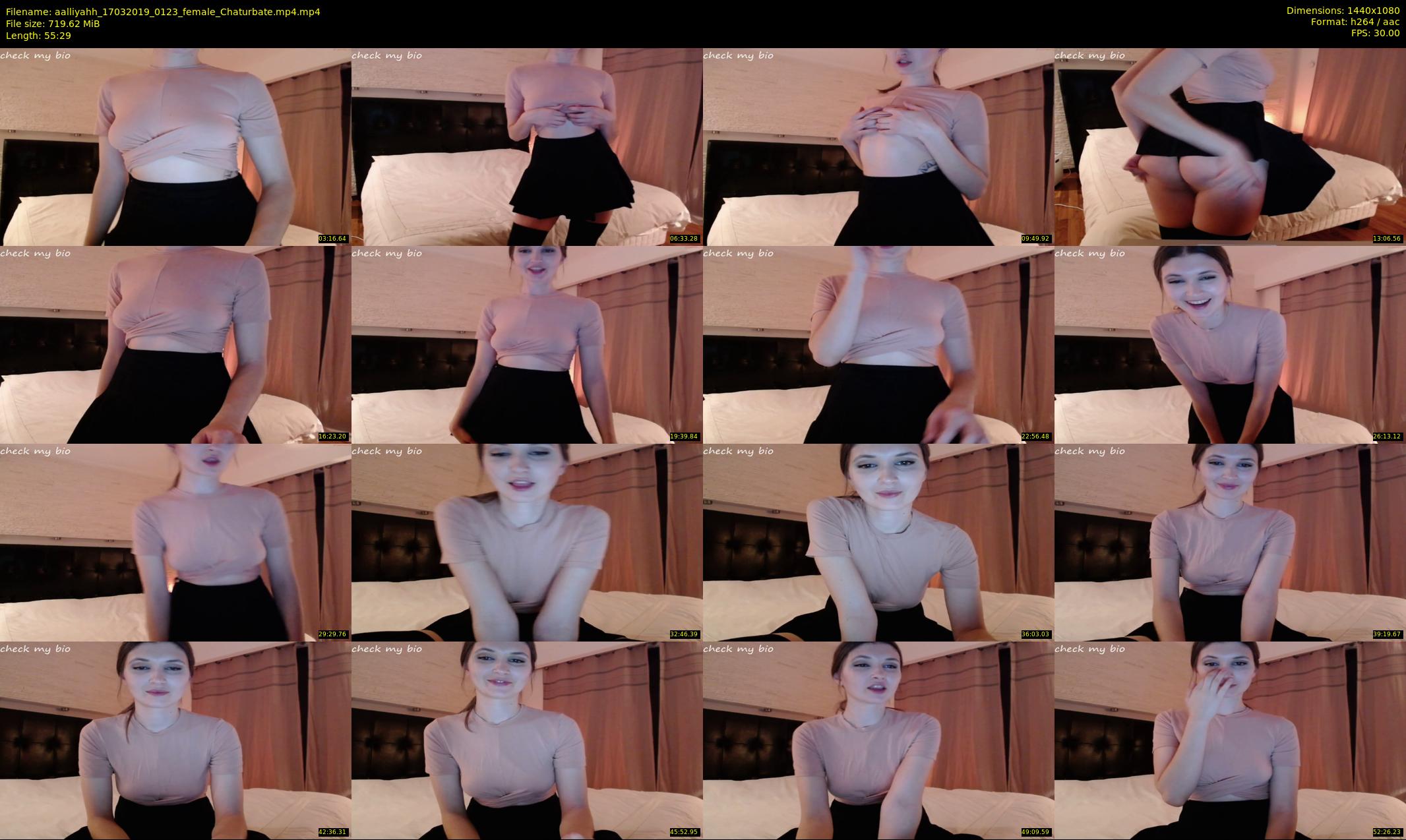 aalliyahh — 56 minute Chaturbate female cam show recording, 1080p, Mar 17, 2019