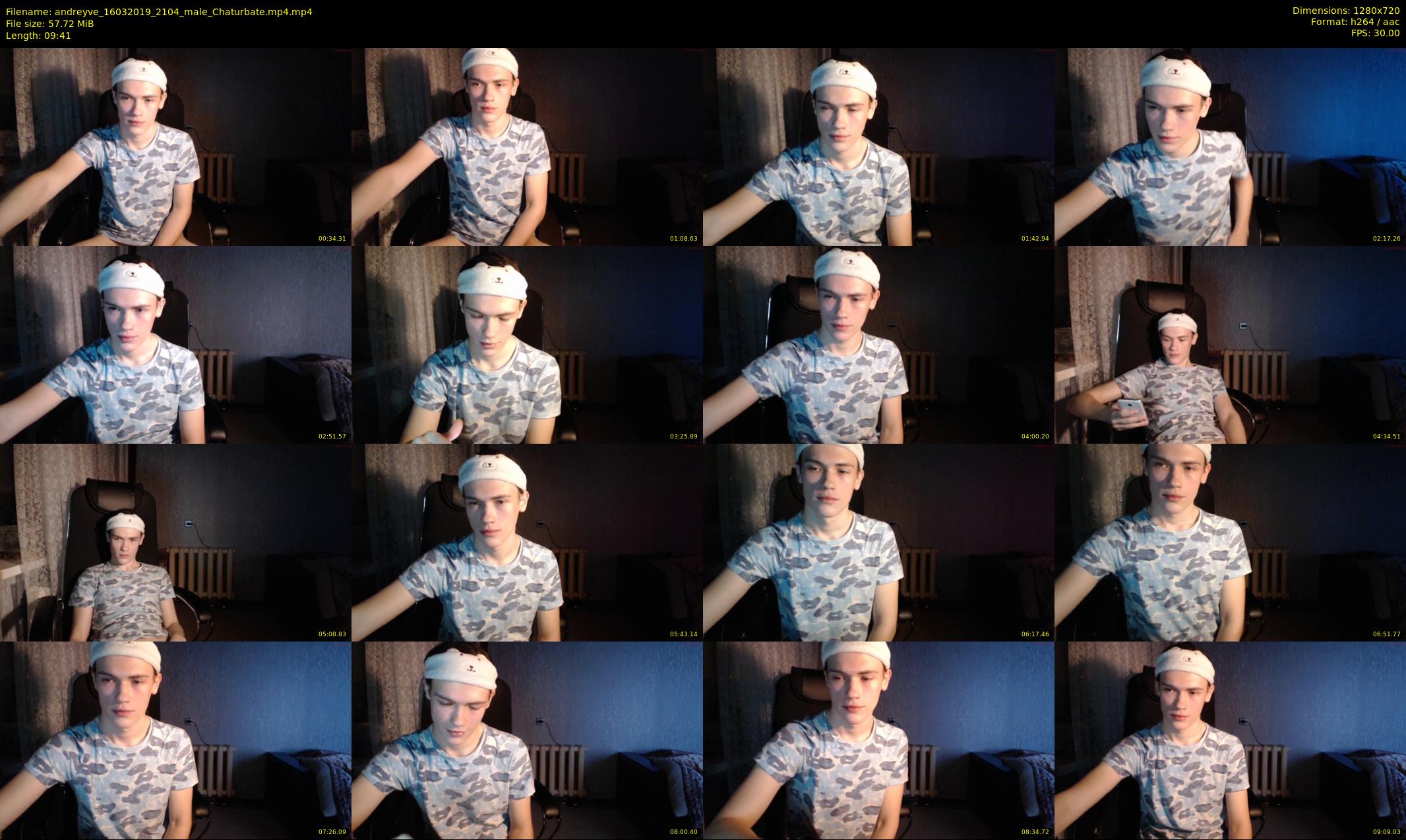 andreyve — 10 minute Chaturbate male cam show recording, 720p, Mar 16, 2019