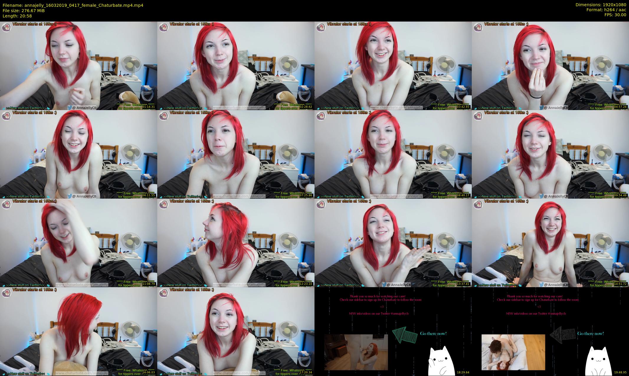 annajelly — 21 minute Chaturbate couple cam show recording, 1080p, Mar 16, 2019
