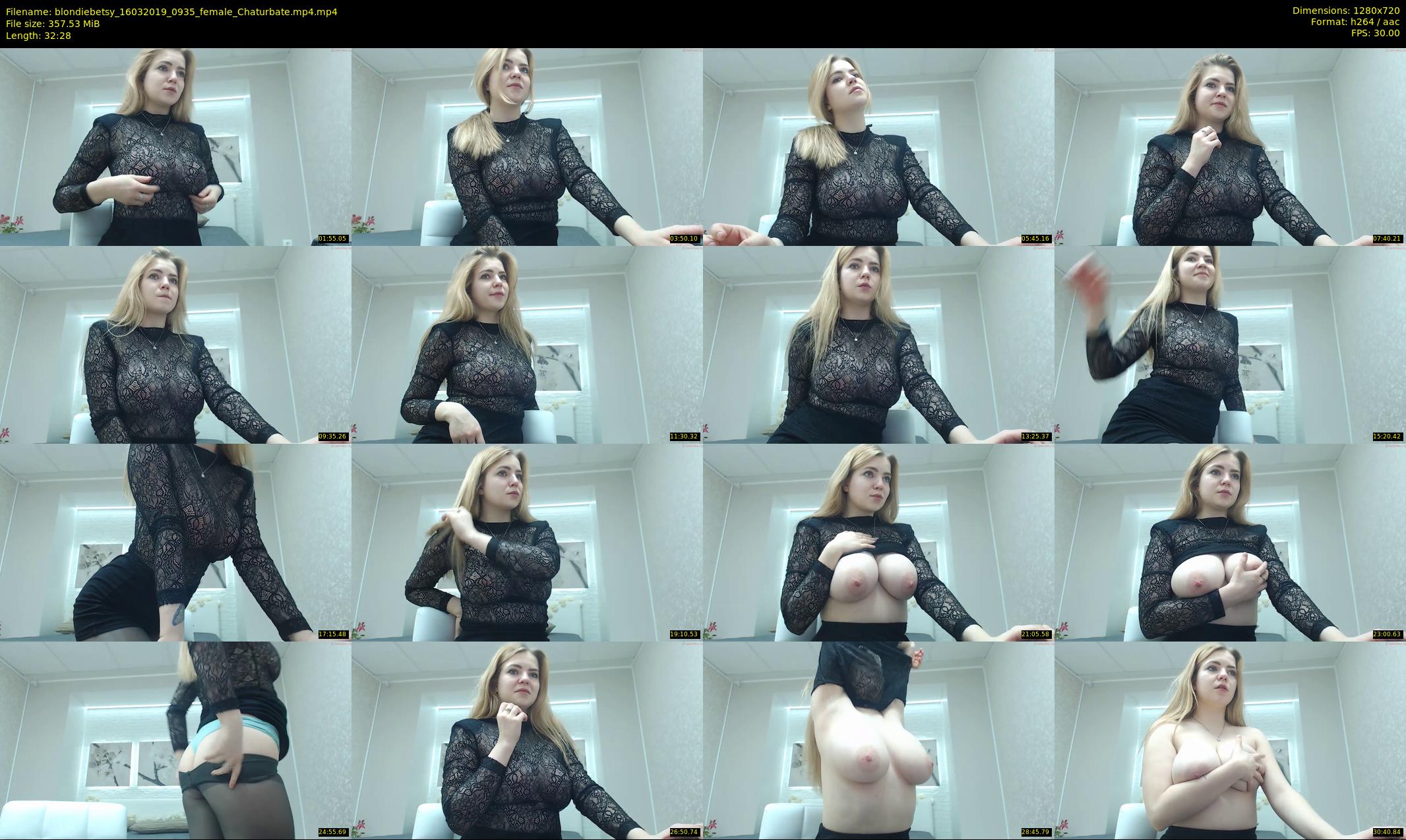 blondiebetsy — 33 minute Chaturbate female cam show recording, 720p, Mar 16, 2019