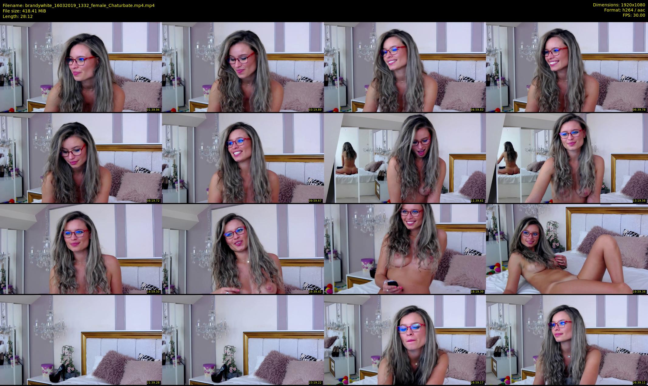 brandywhite — 29 minute Chaturbate female cam show recording, 1080p, Mar 16, 2019