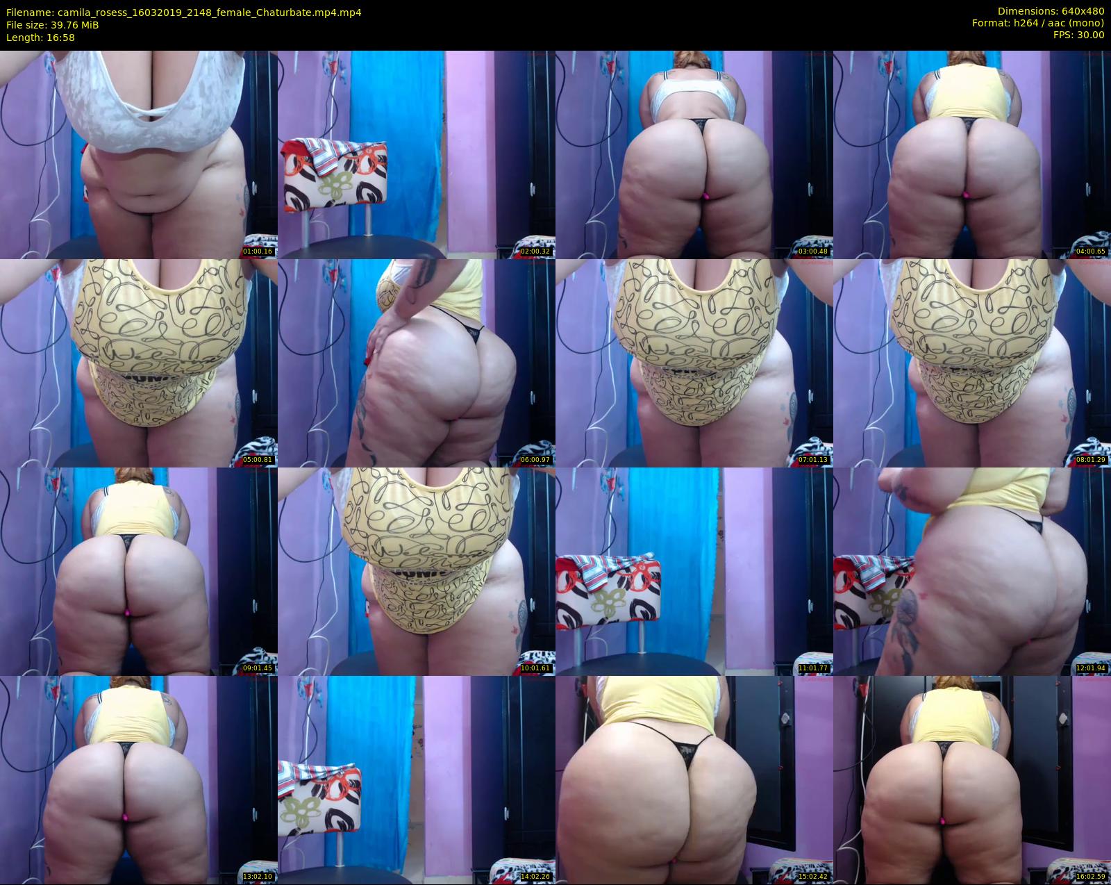 camila_rosess — 17 minute Chaturbate female cam show recording, 480p, Mar 16, 2019