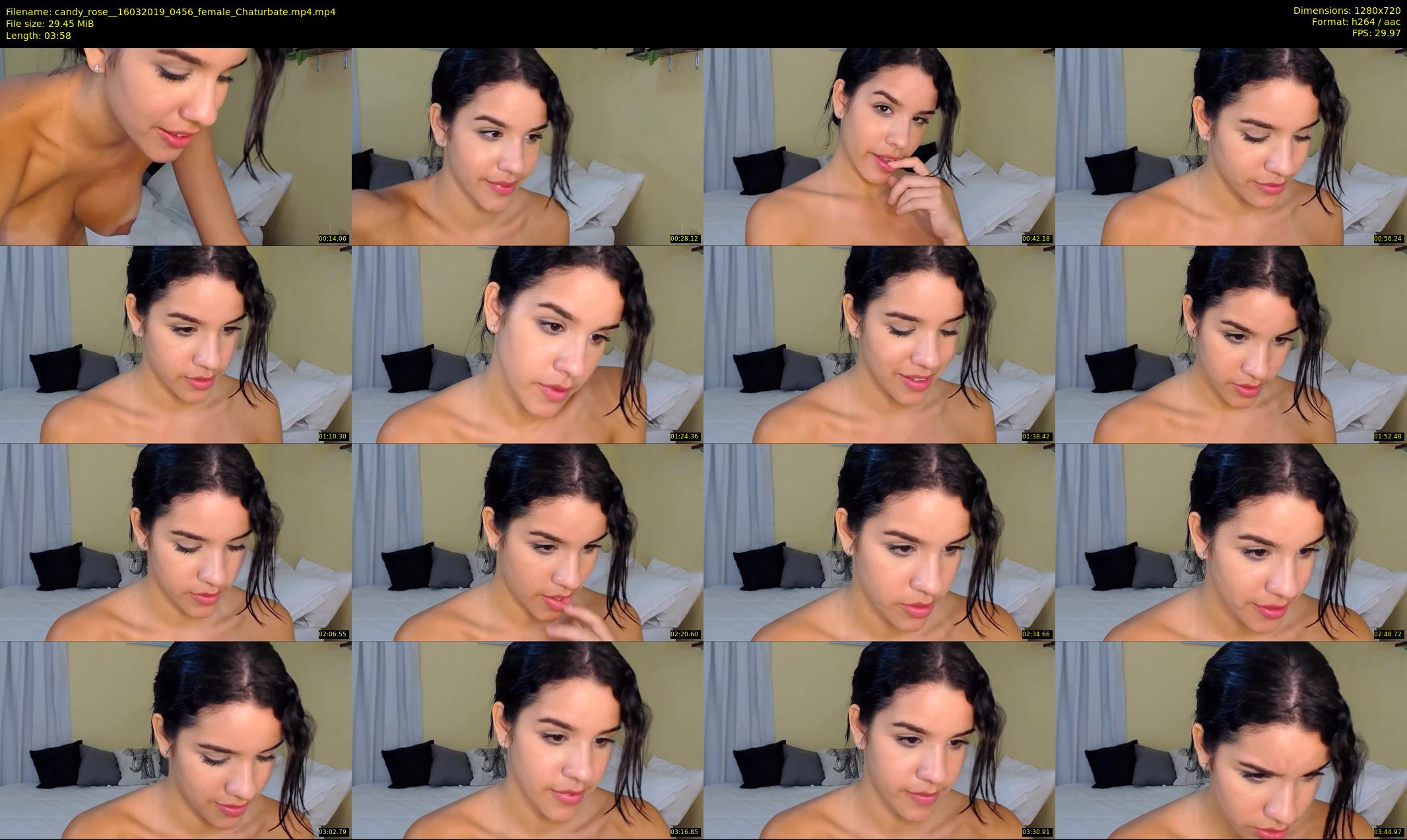 candy_rose_ — 4 minute Chaturbate female cam show recording, 720p, Mar 16, 2019