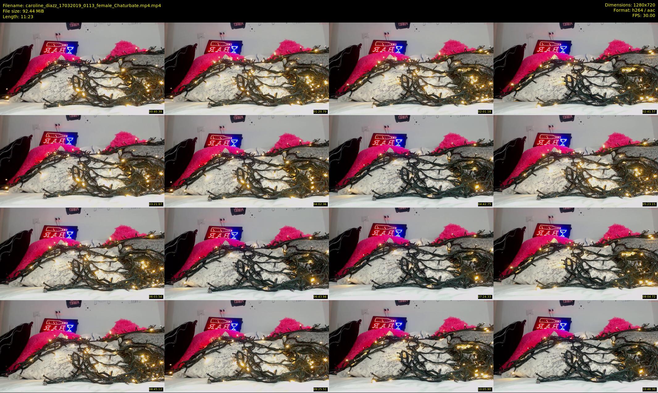 caroline_diazz — 12 minute Chaturbate female cam show recording, 720p, Mar 17, 2019