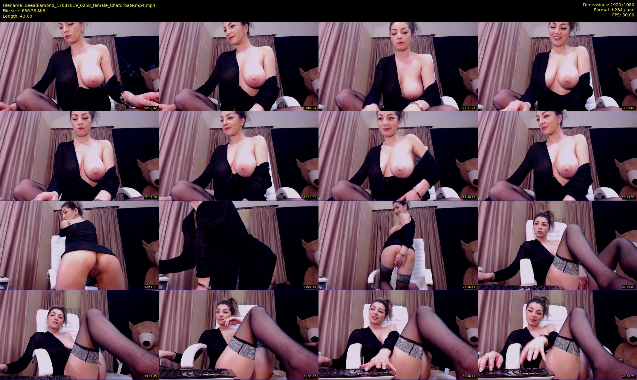 deeadiamond — 43 minute Chaturbate female cam show recording, 1080p, Mar 17, 2019