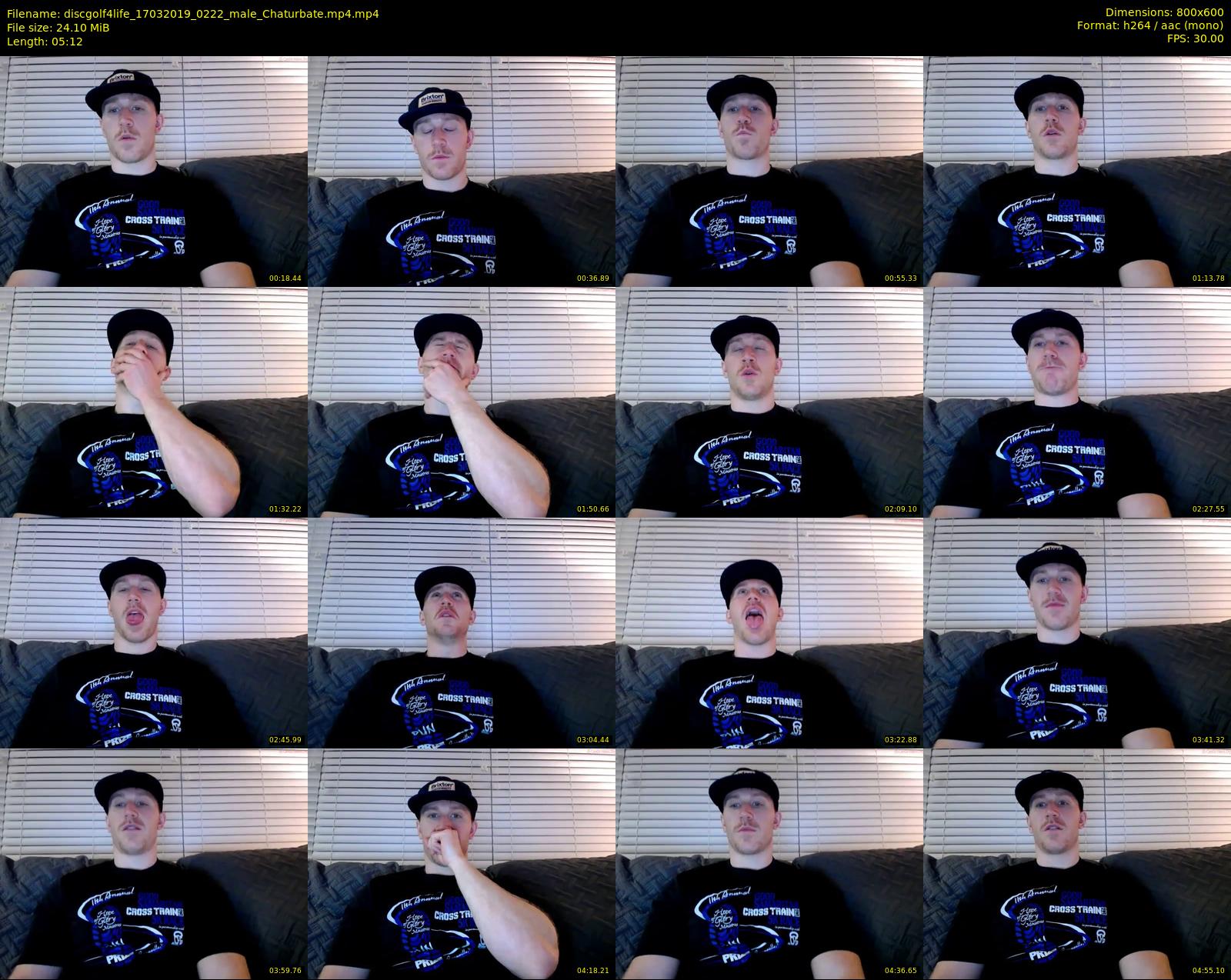 discgolf4life — 6 minute Chaturbate male cam show recording, 480p, Mar 17, 2019