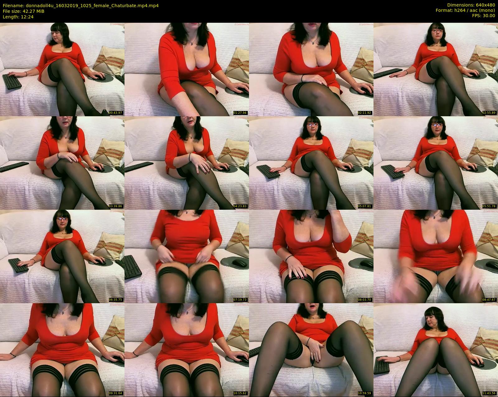 donnadoll4u — 13 minute Chaturbate female cam show recording, 480p, Mar 16, 2019