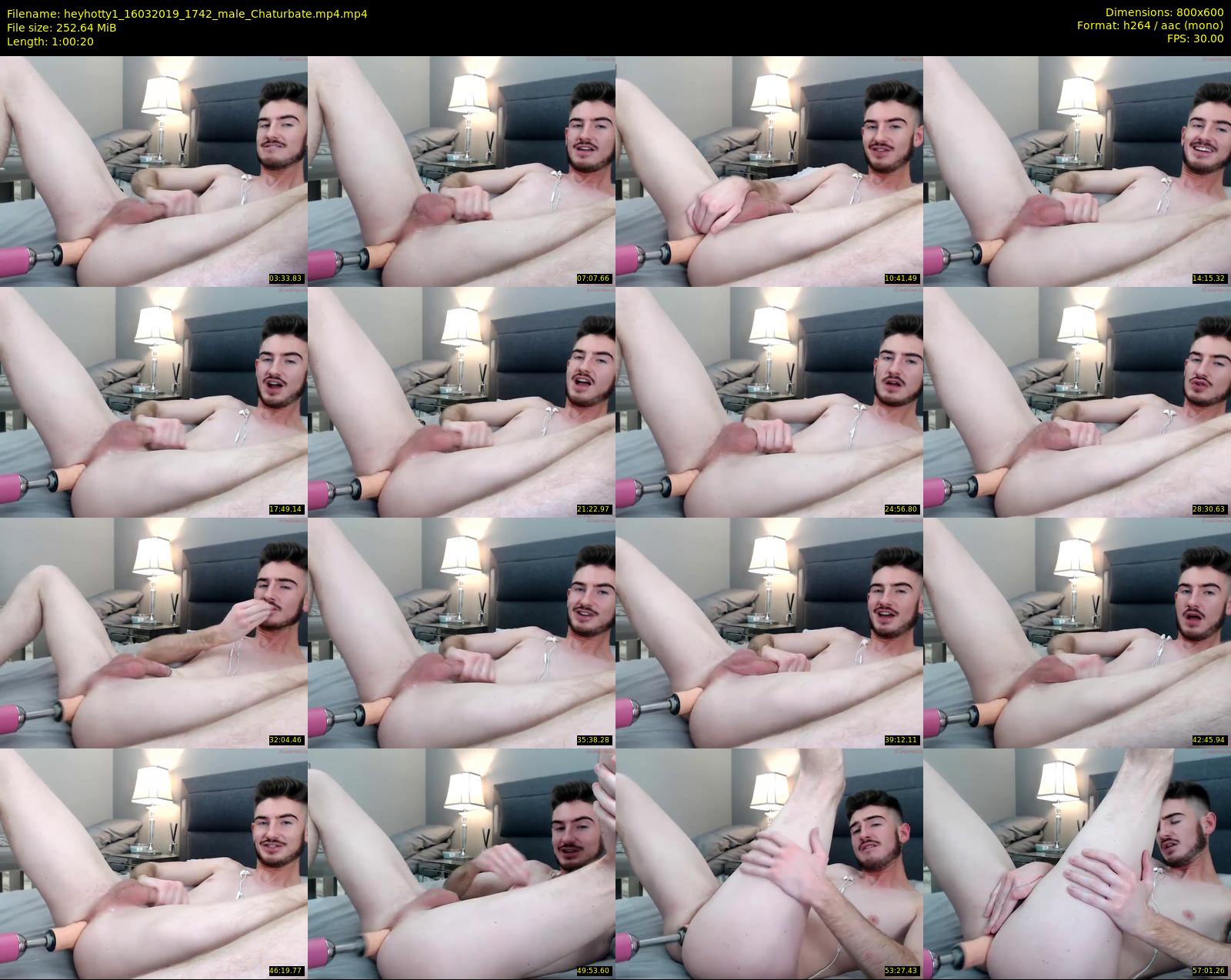 heyhotty1 — 61 minute Chaturbate male cam show recording, 480p, Mar 16, 2019