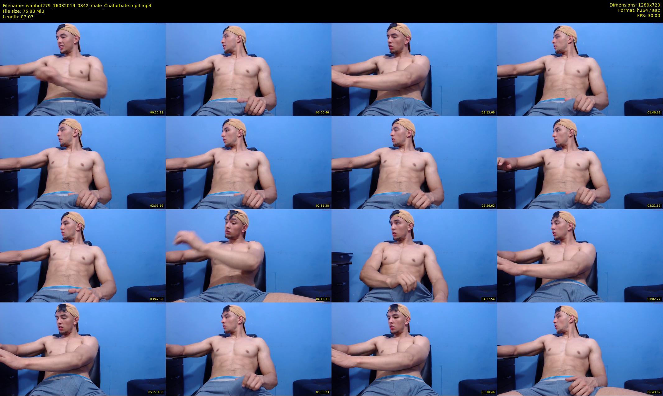 ivanhot279 — 8 minute Chaturbate male cam show recording, 720p, Mar 16, 2019