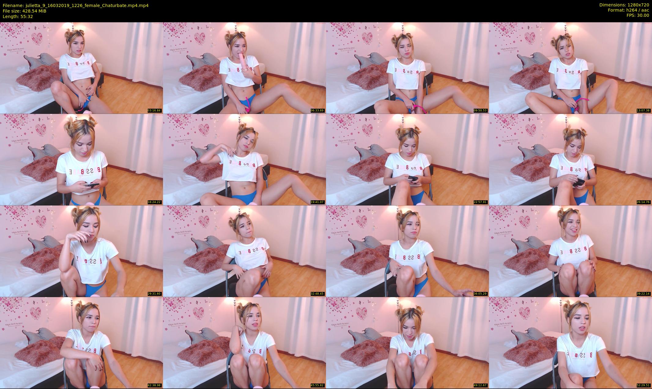 julietta_9 — 56 minute Chaturbate female cam show recording, 720p, Mar 16, 2019
