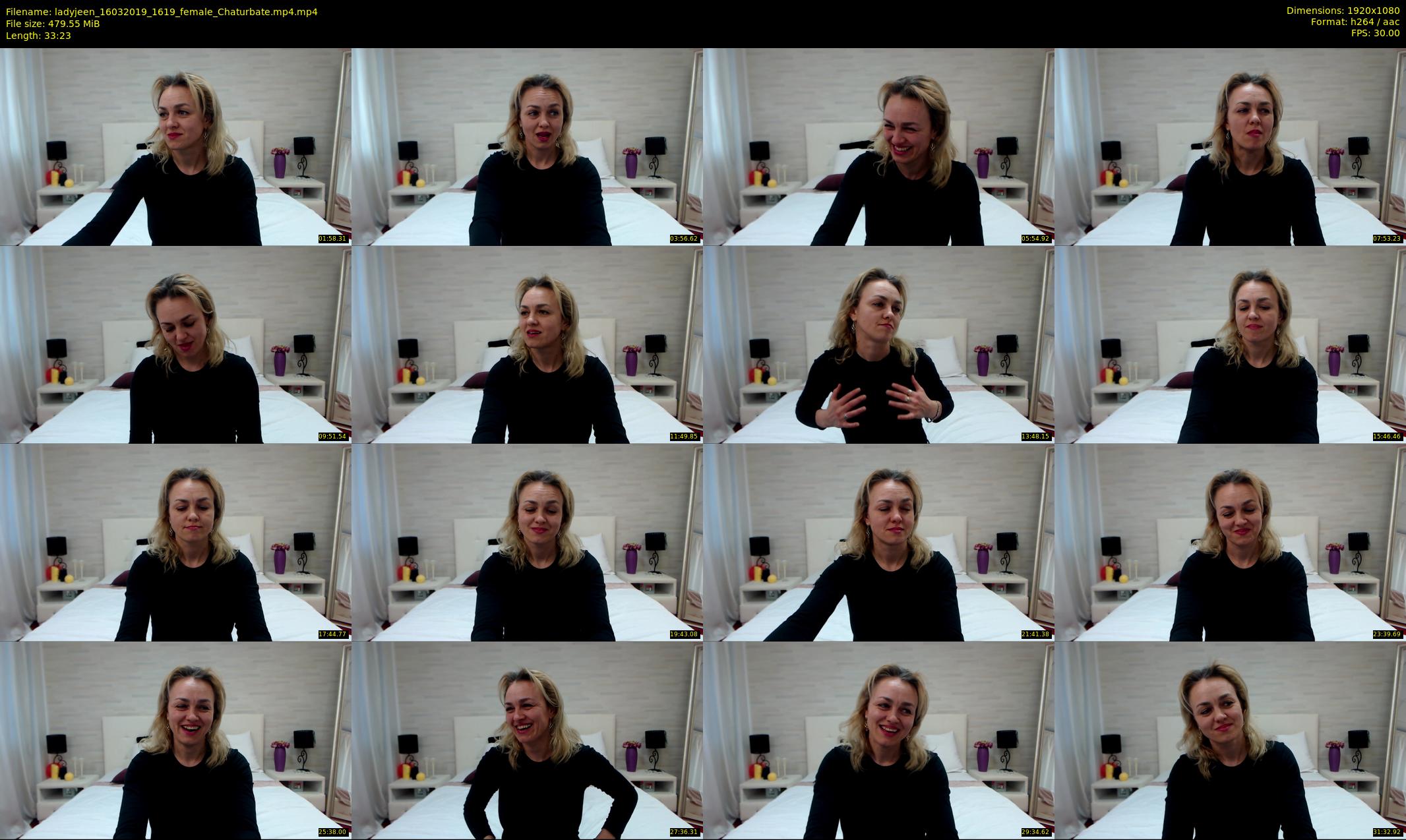 ladyjeen — 34 minute Chaturbate female cam show recording, 1080p, Mar 16, 2019