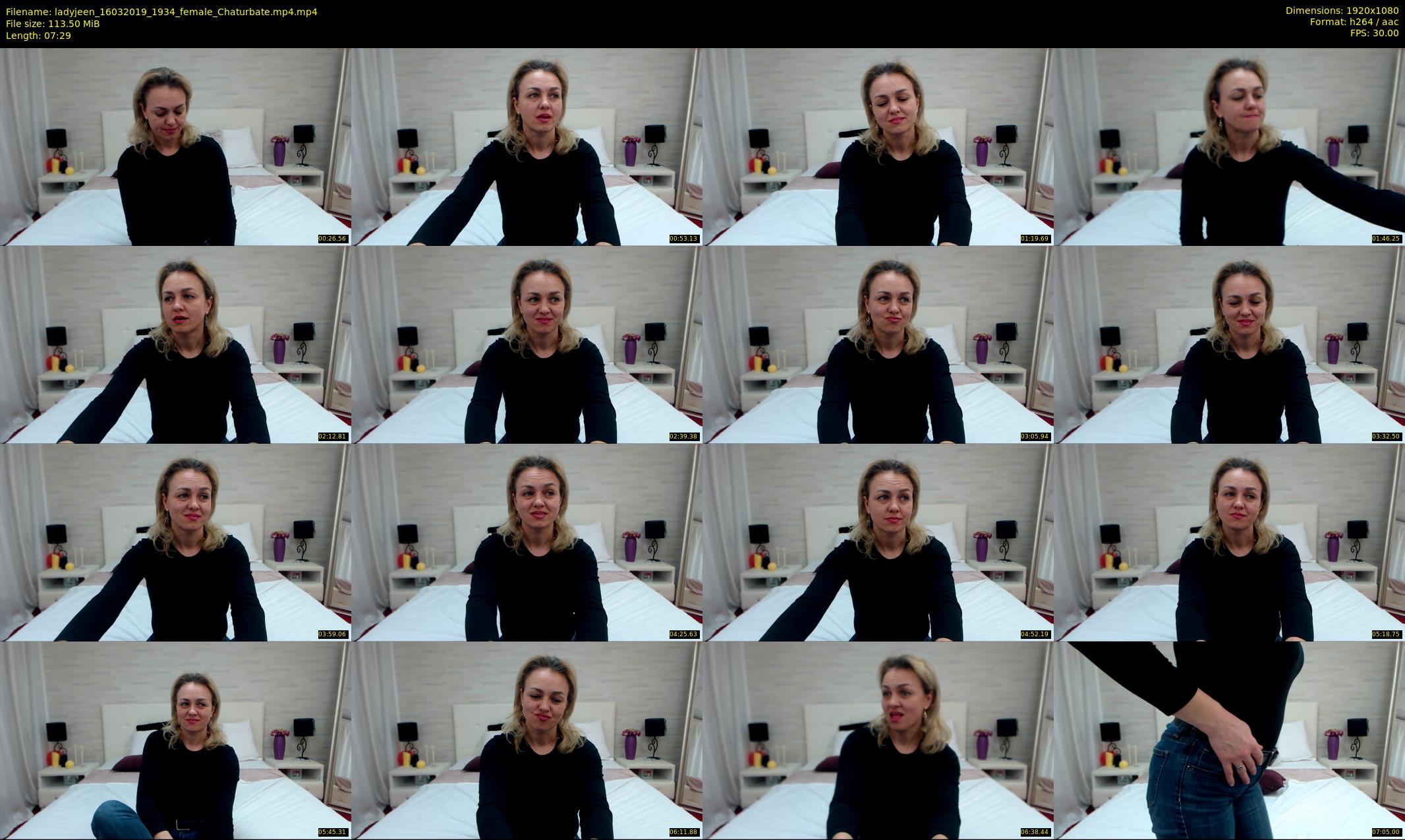 ladyjeen — 8 minute Chaturbate female cam show recording, 1080p, Mar 16, 2019