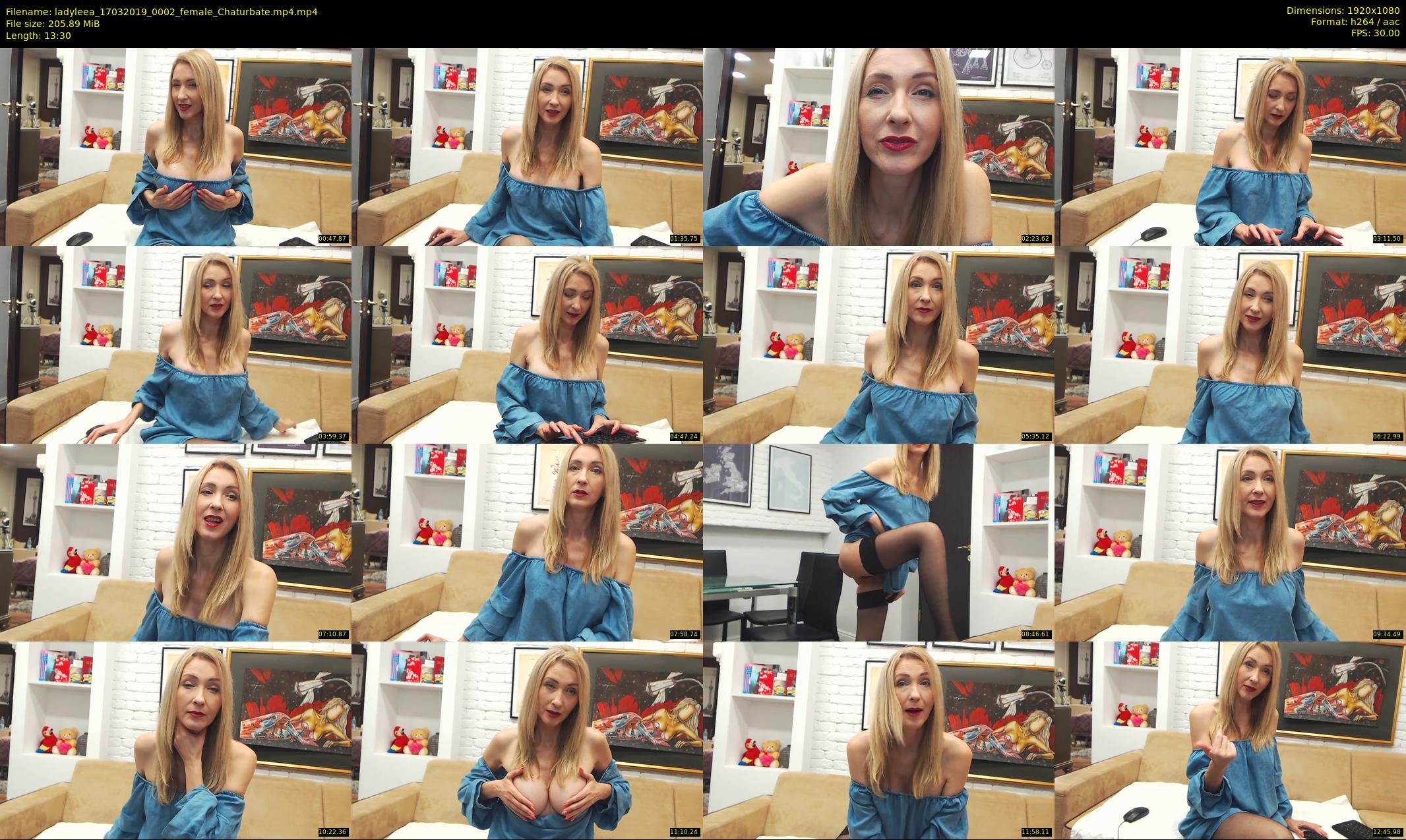 ladyleea — 14 minute Chaturbate female cam show recording, 1080p, Mar 17, 2019
