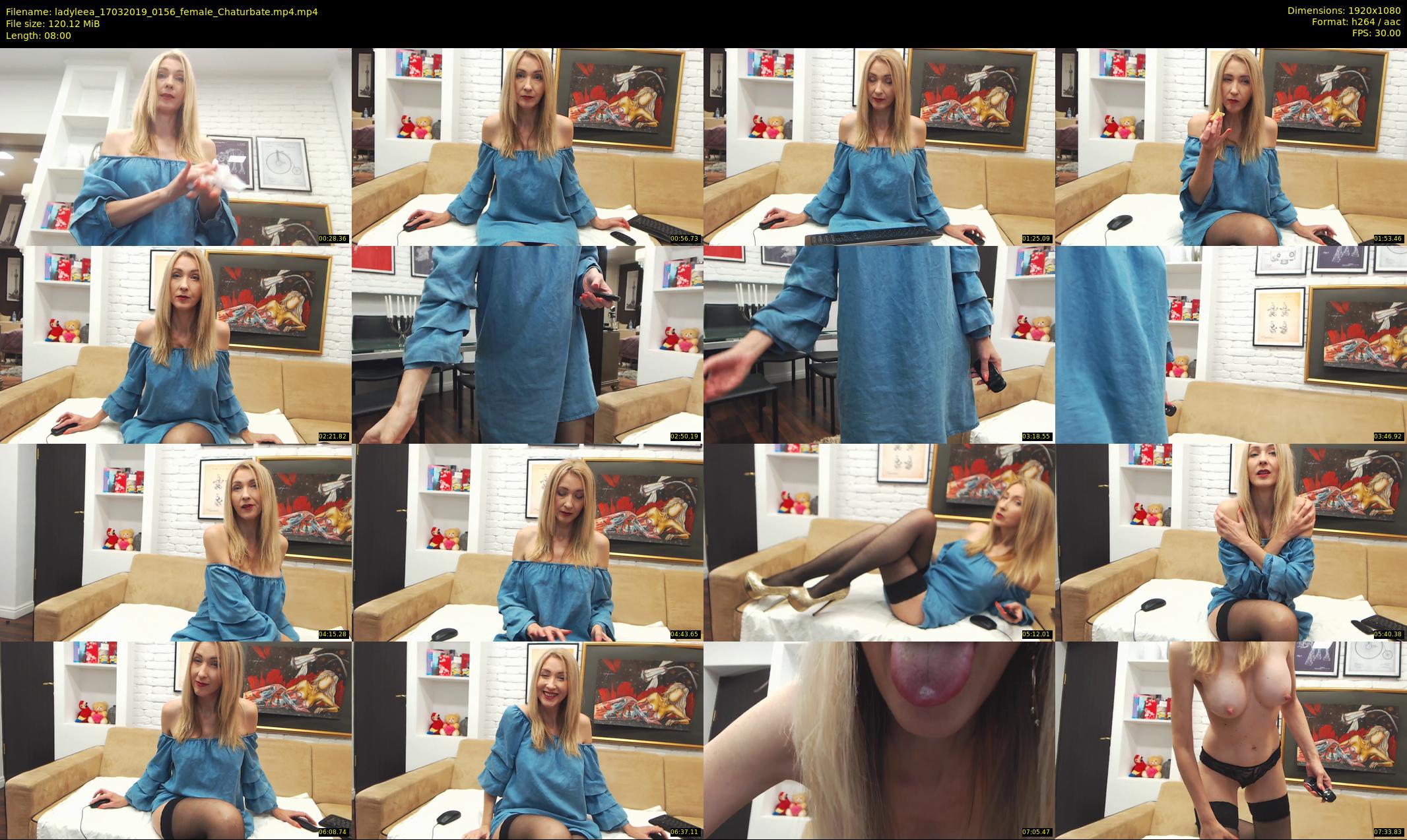 ladyleea — 8 minute Chaturbate female cam show recording, 1080p, Mar 17, 2019