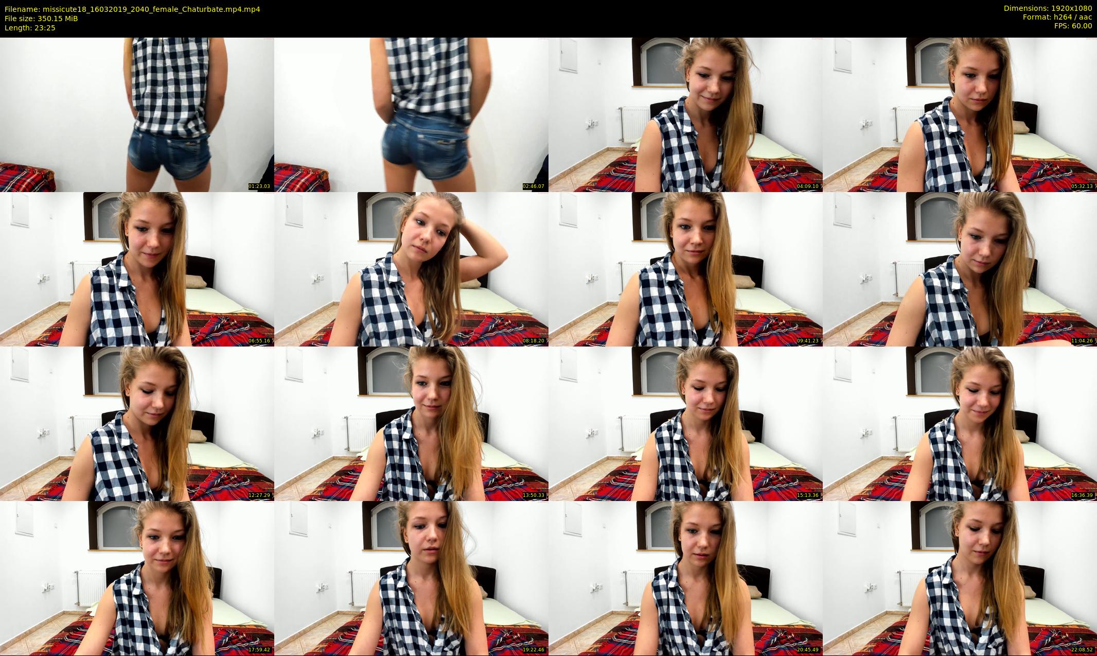 missicute18 — 24 minute Chaturbate female cam show recording, 1080p, Mar 16, 2019