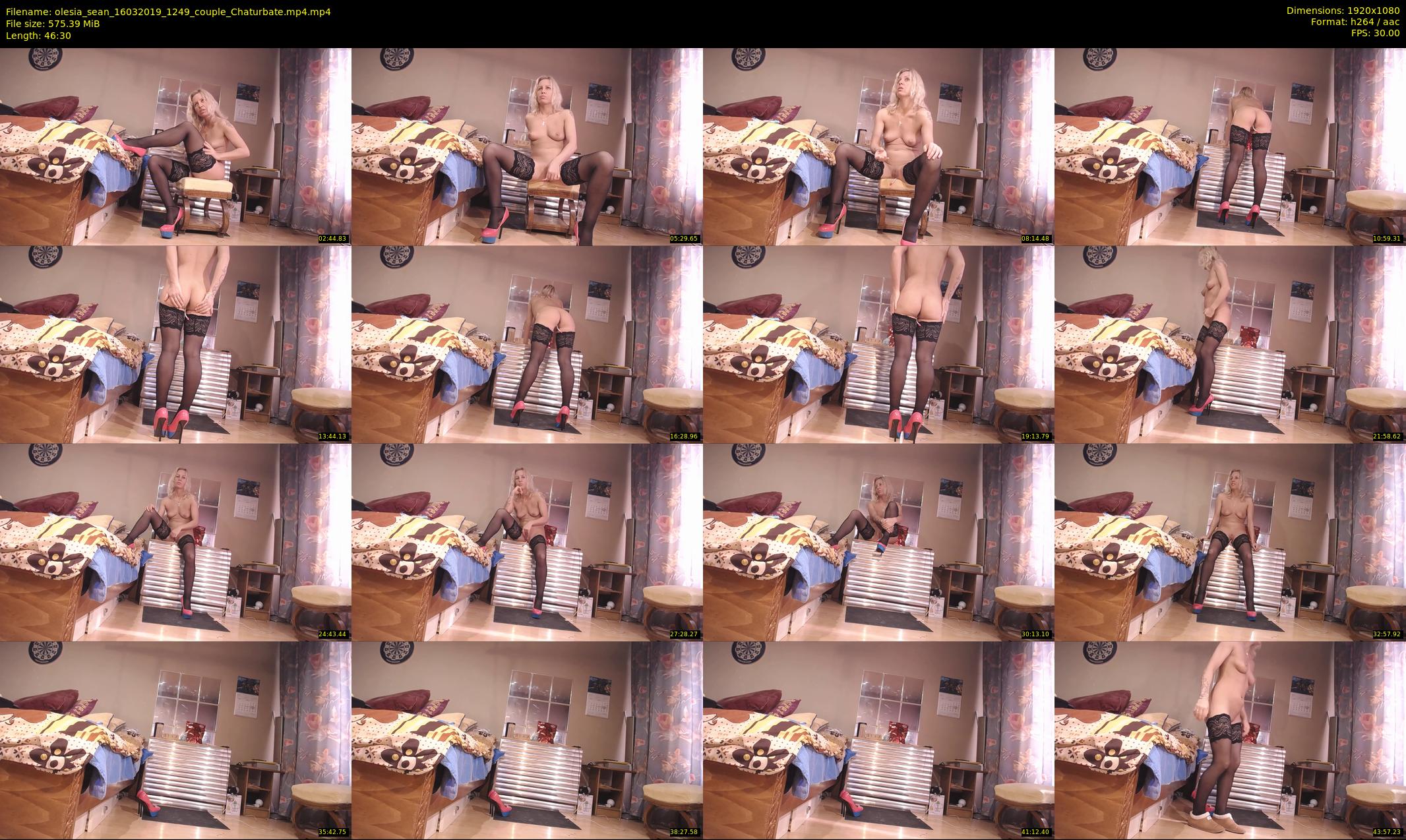 olesia_sean — 47 minute Chaturbate couple cam show recording, 1080p, Mar 16, 2019