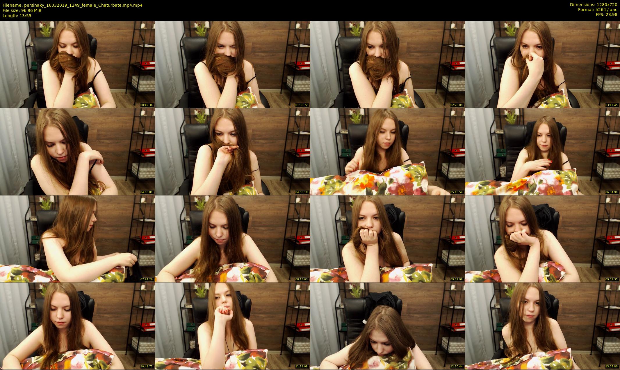 persinaky — 14 minute Chaturbate female cam show recording, 720p, Mar 16, 2019