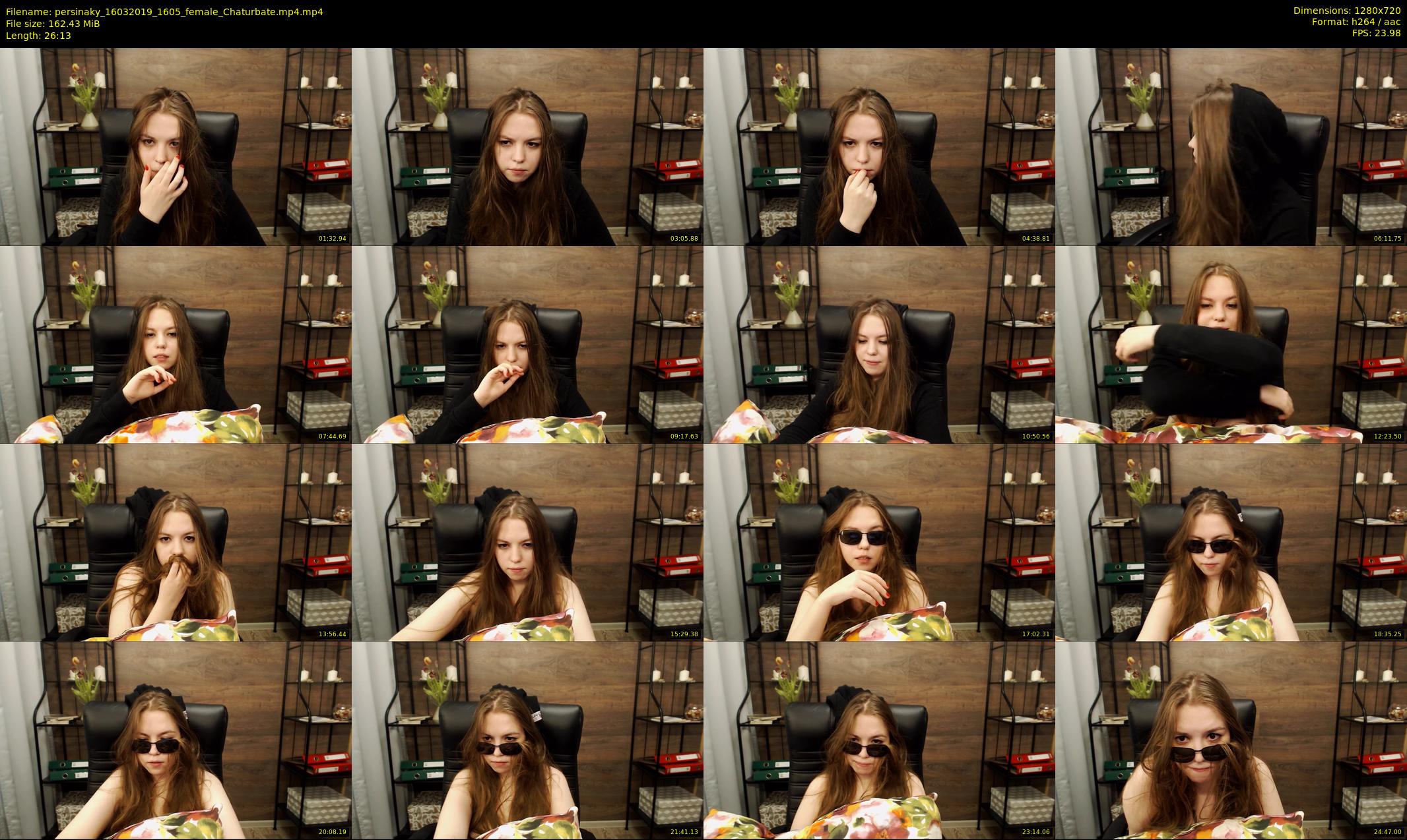 persinaky — 27 minute Chaturbate female cam show recording, 720p, Mar 16, 2019